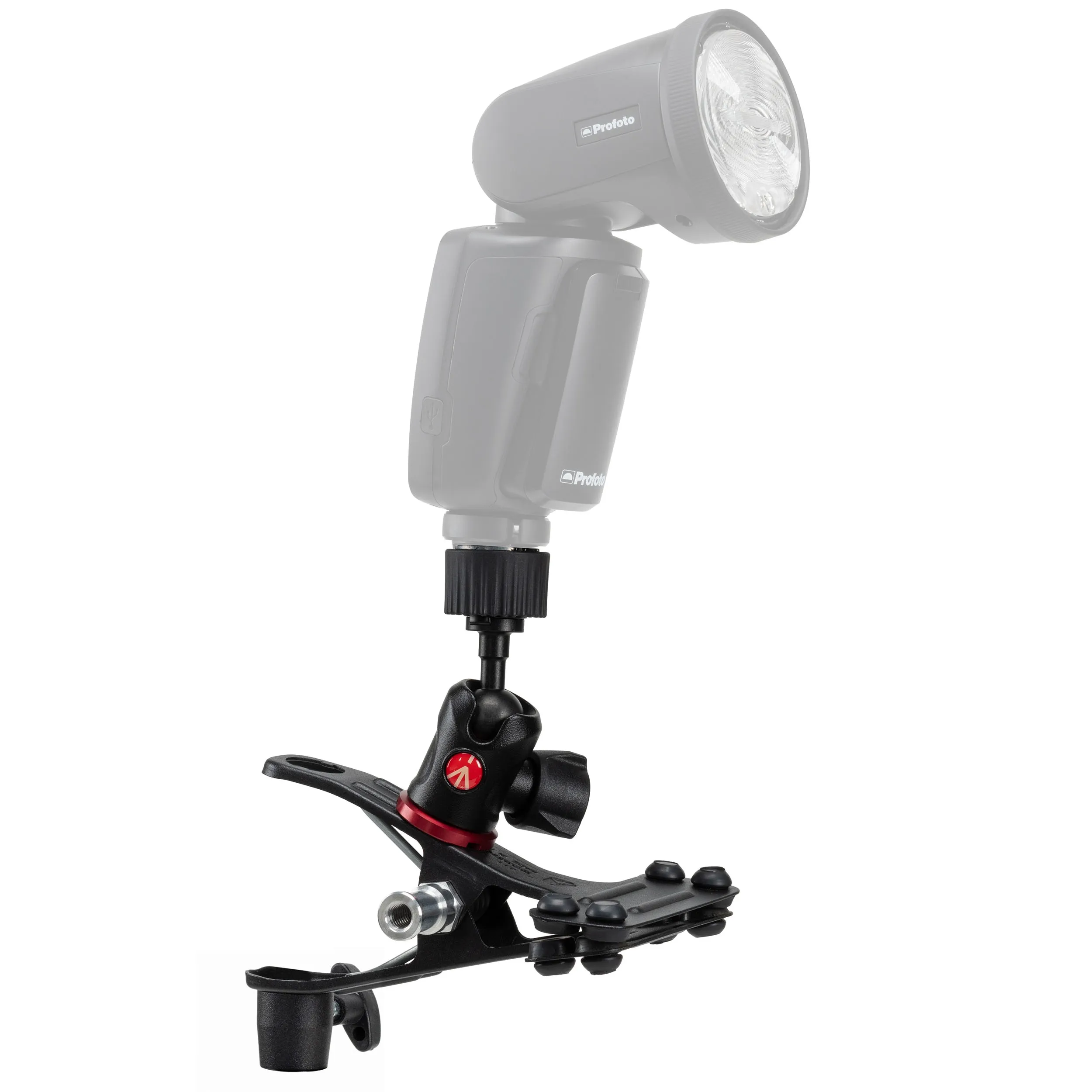תופסן קפיצי עם ראש כדורי לפלאש Manfrotto 175F-2