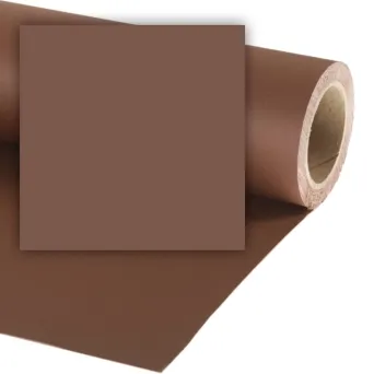 רקע נייר חום לצילום 2.72X11 מטר Colorama PEAT BROWN