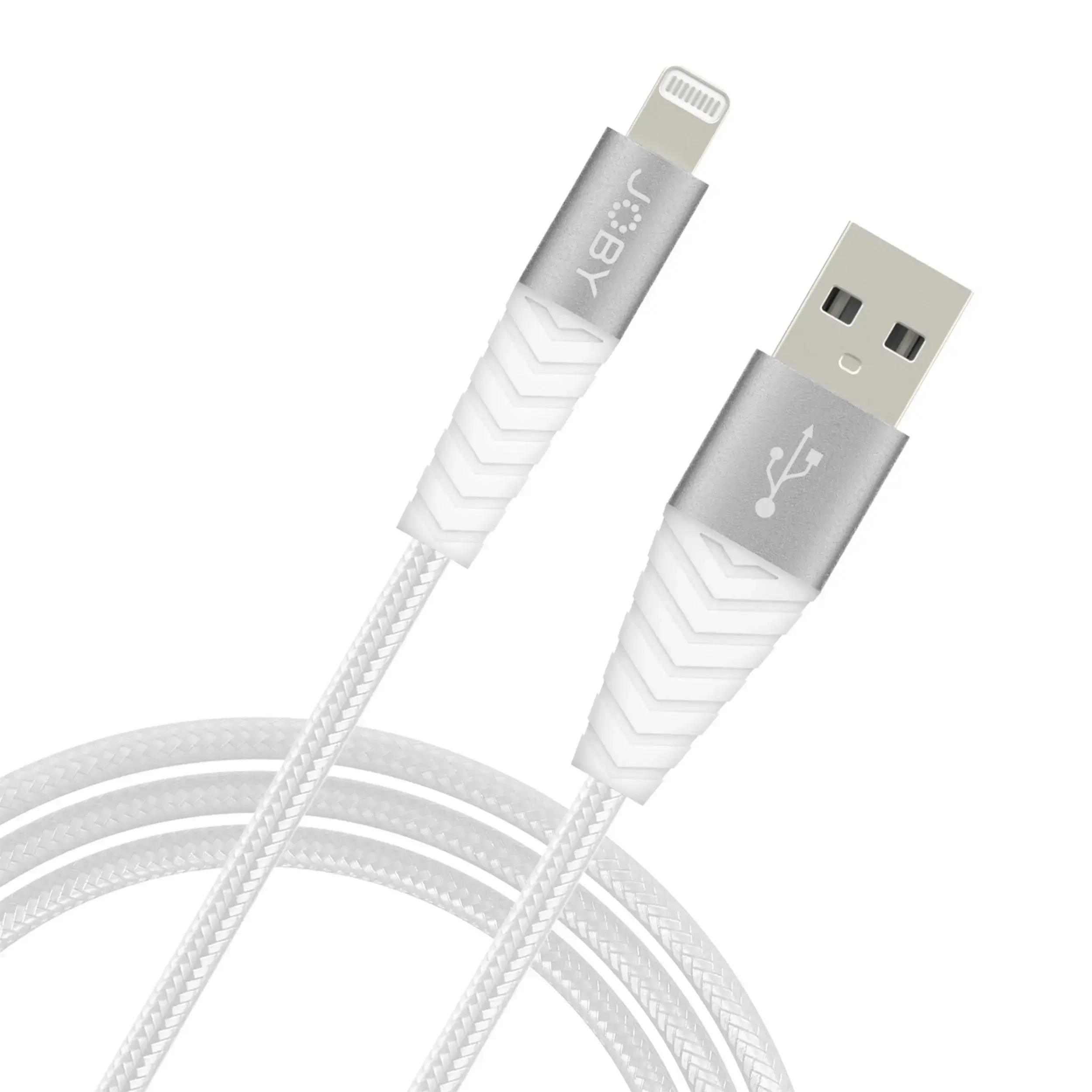 כבל 1.2 מטר לבן JOBY Charge & Sync Lightning
