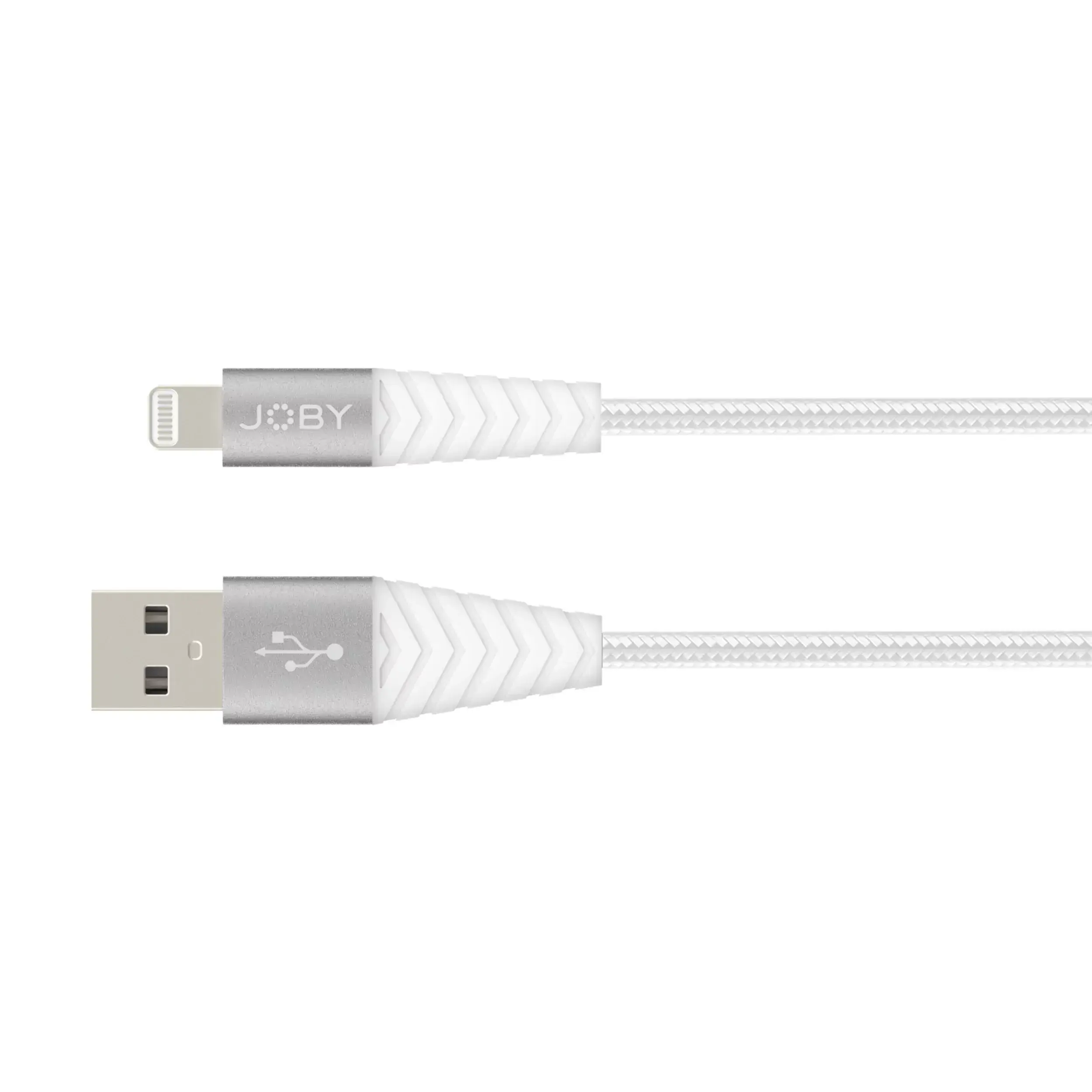 כבל 1.2 מטר לבן JOBY Charge & Sync Lightning