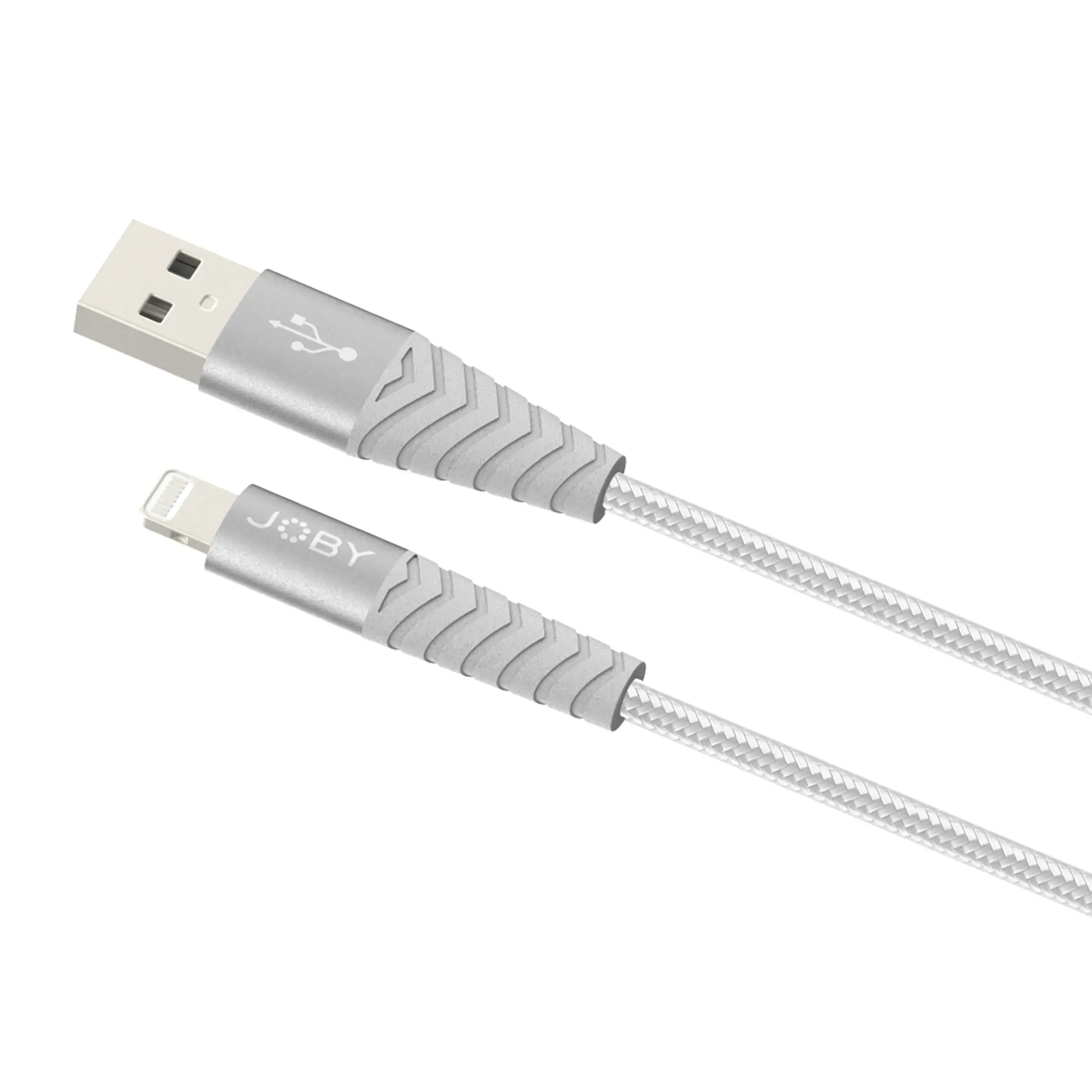 כבל 1.2 מטר כסוף JOBY Charge & Sync Lightning