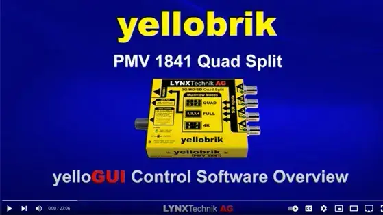 Lynx 3G/HD/SD Quad Split Multiviewer