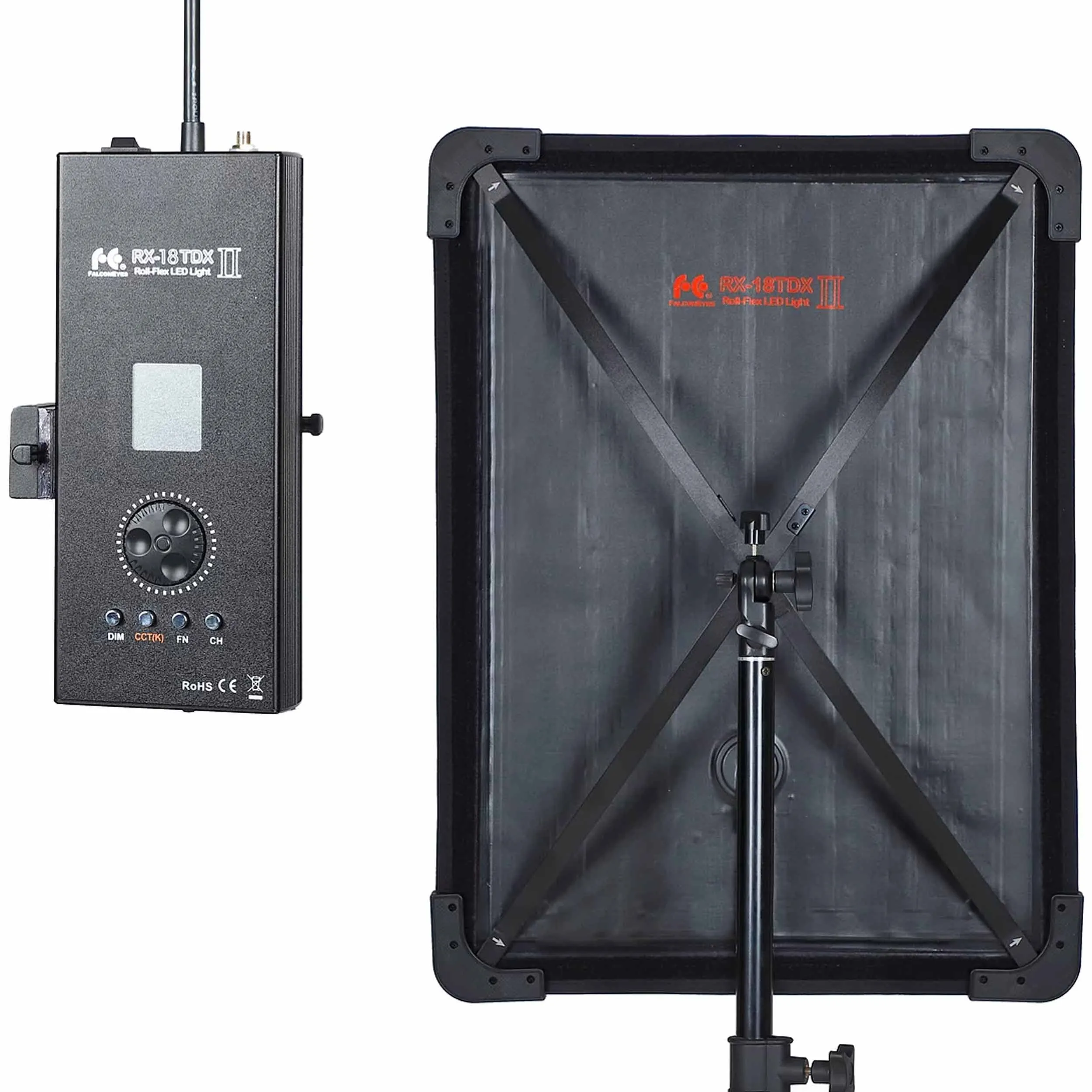 פנס לד 100W גמיש 60X45 ס"מ Falcon Eyes RX-18TDX II