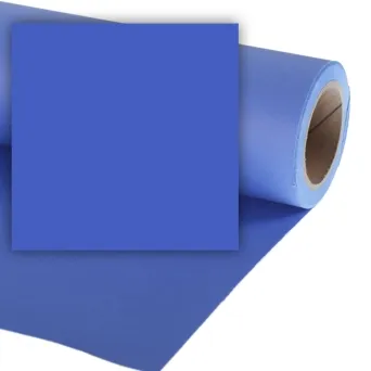 רקע נייר לצילום 2.72X11 מטר Colorama Chromablue