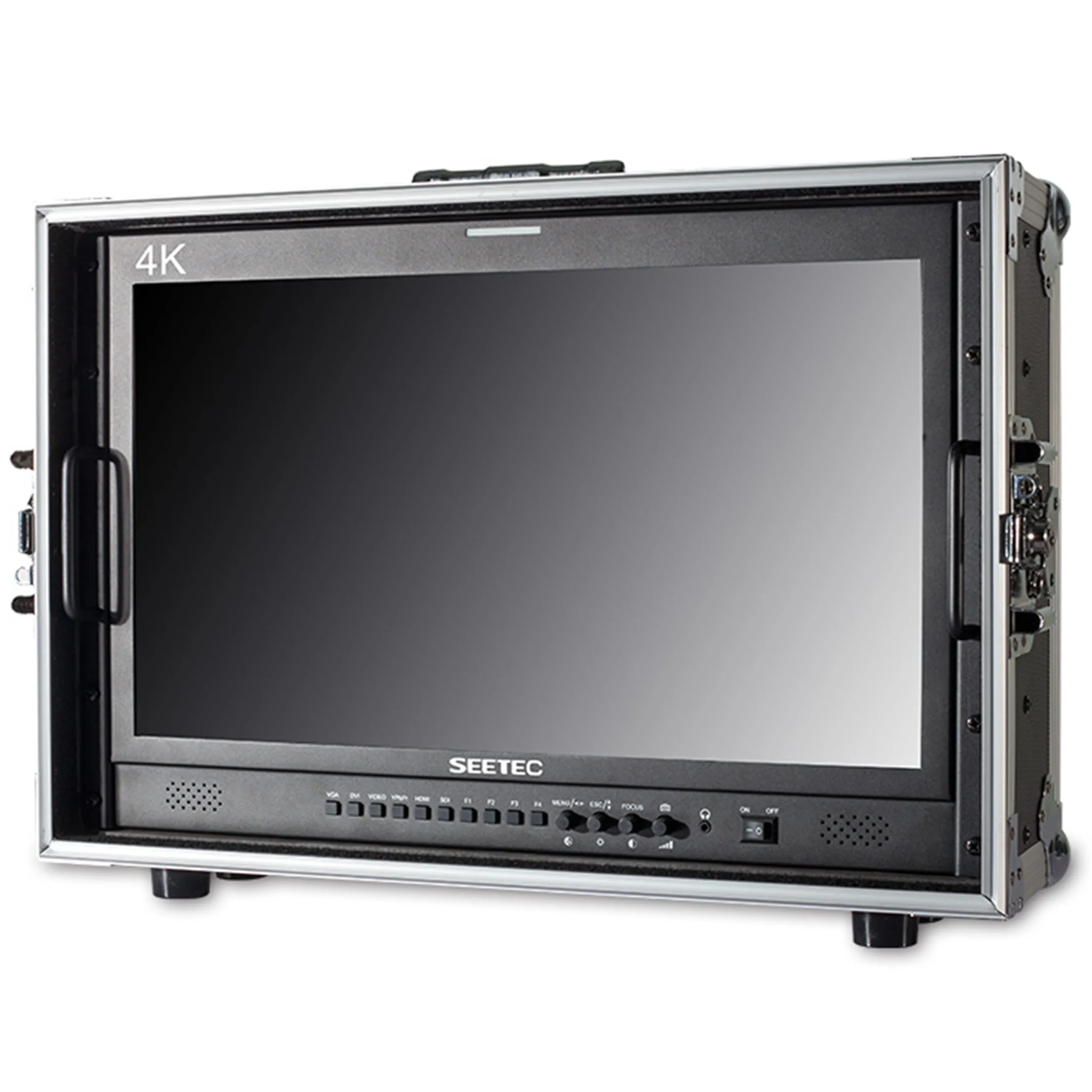 מוניטור וידאו 21.5" 4K ברזולוציה 1920X1080 כולל ארגז נשיאה תוצרת SEETEC