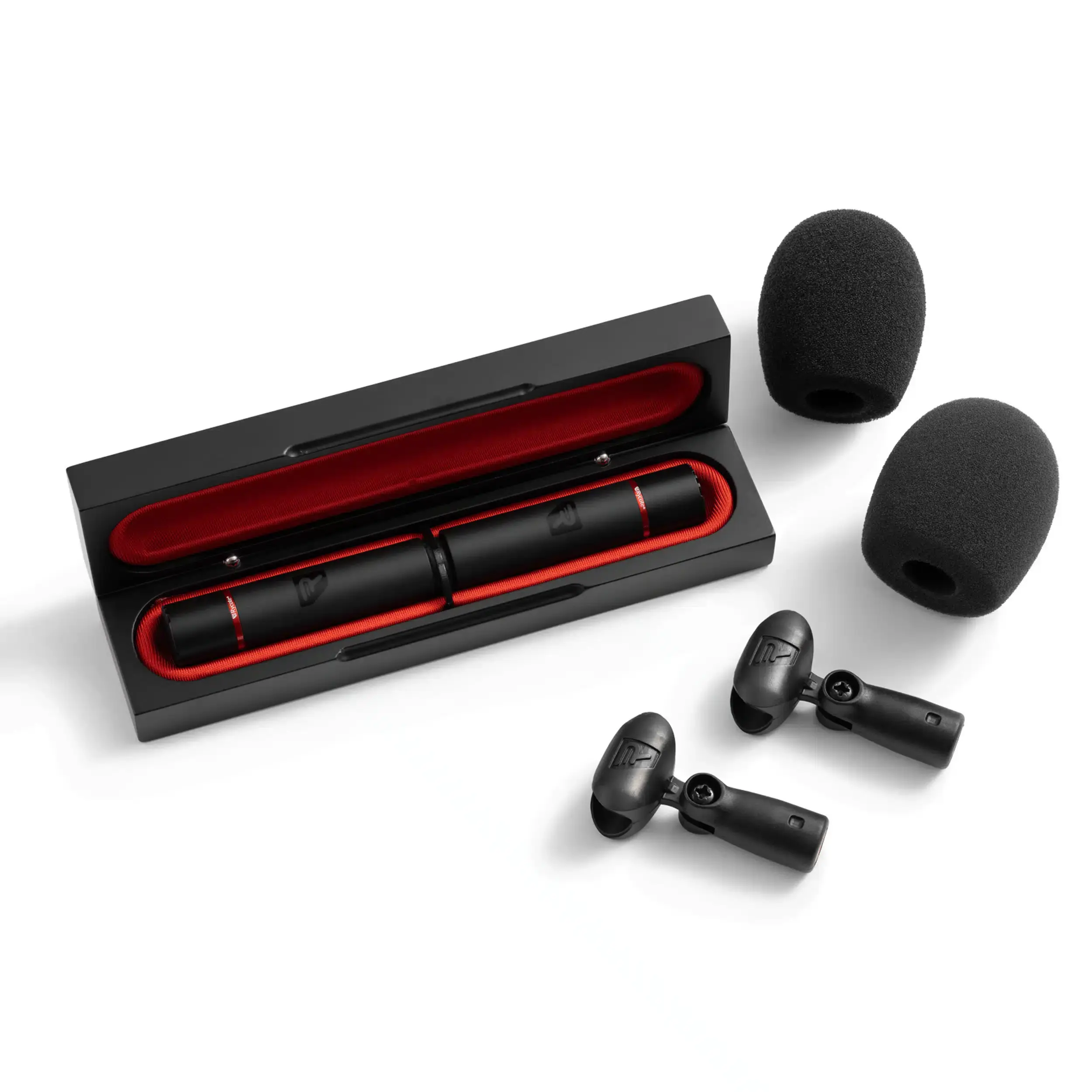 זוג מיקרופונים סטריאו קרדיואידים Rycote CA-8 SP