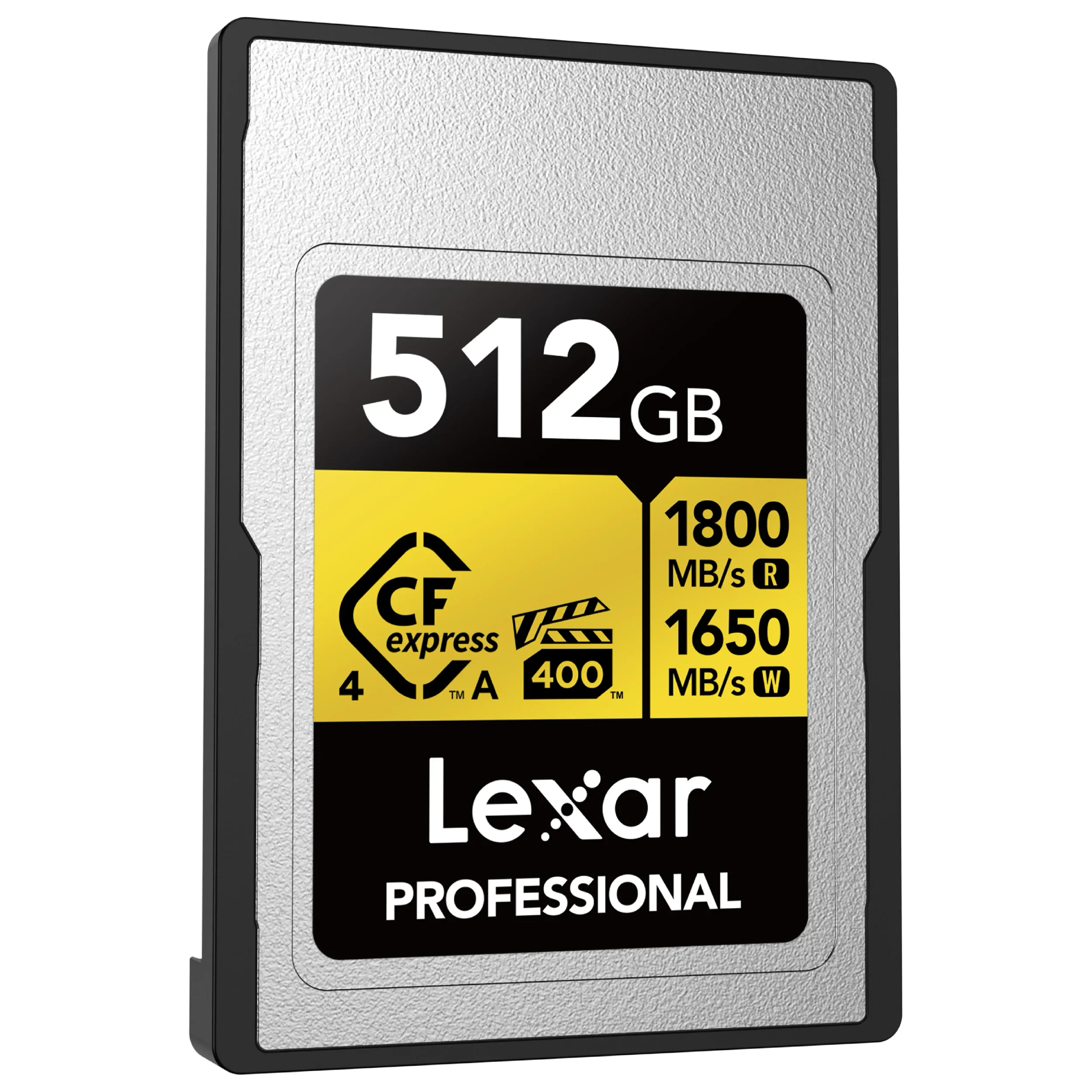 כרטיס זיכרון Lexar® Professional  512GB CFexpress™ 4.0 Type A card Gold