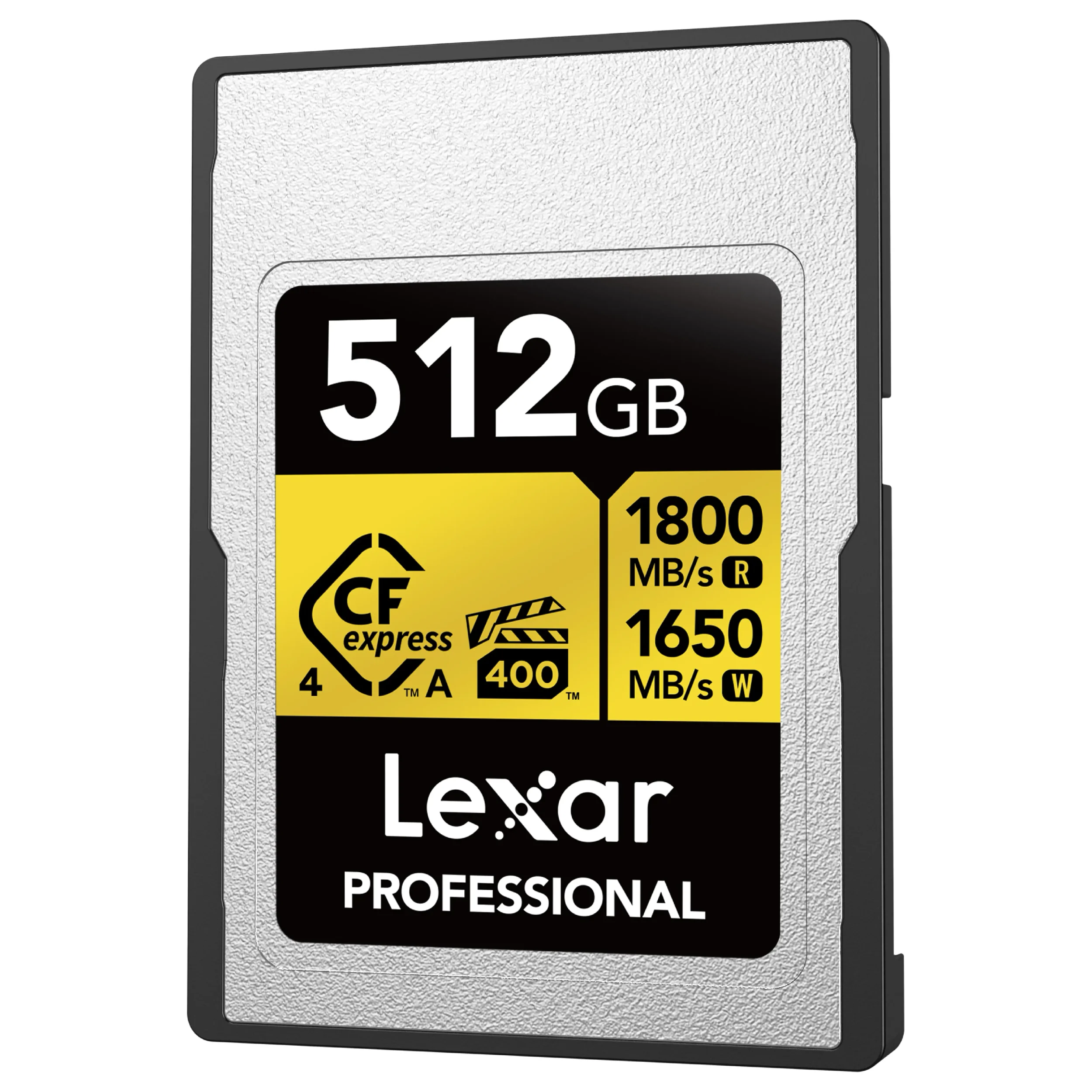 כרטיס זיכרון Lexar® Professional  512GB CFexpress™ 4.0 Type A card Gold