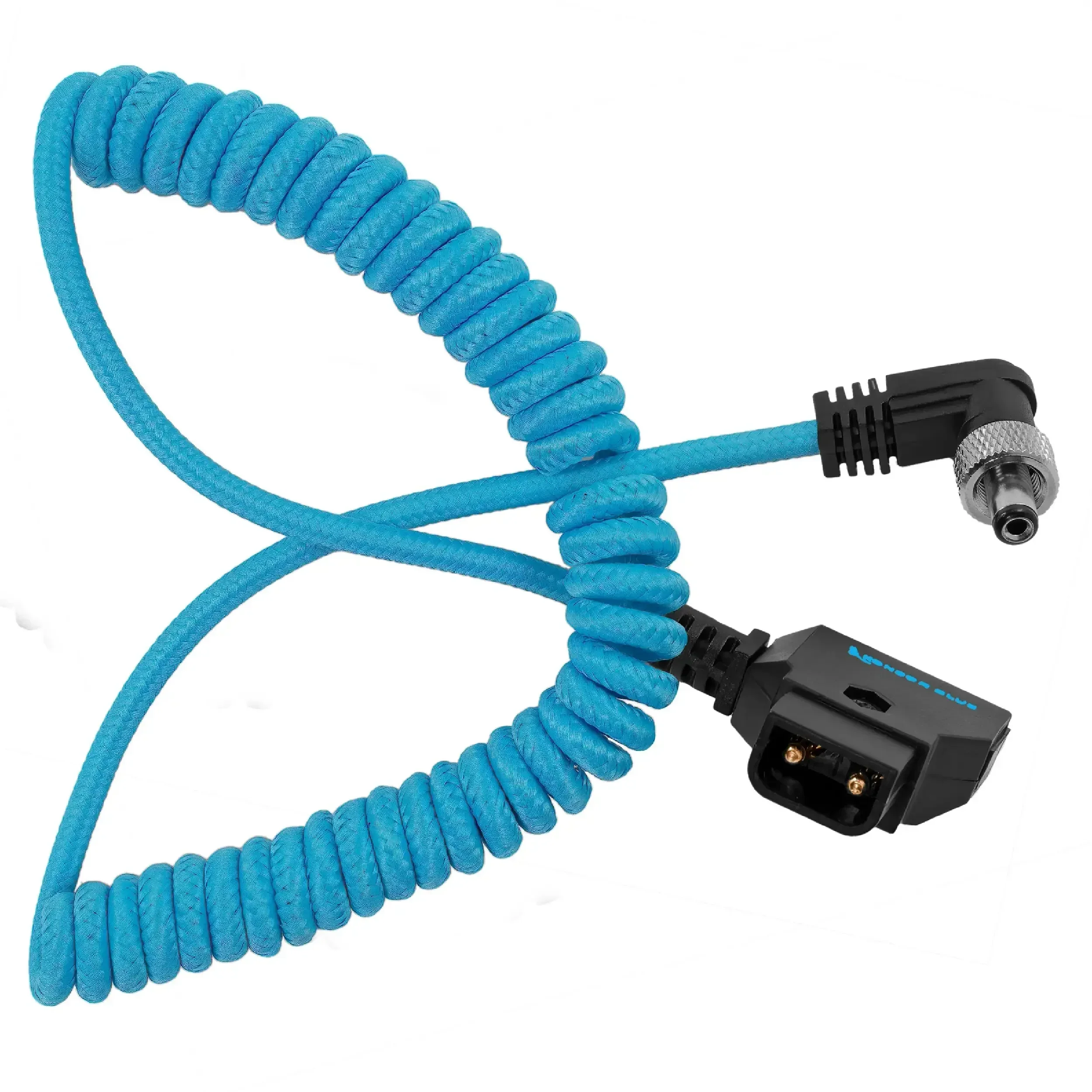כבל מתח מסולסל מחבר D-Tap-DC באורך 40-80 ס"מ Kondor Blue