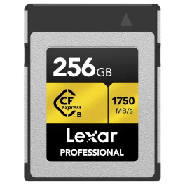 כרטיס זיכרון Lexar Professional 256GB CFexpress™ Type B Gold