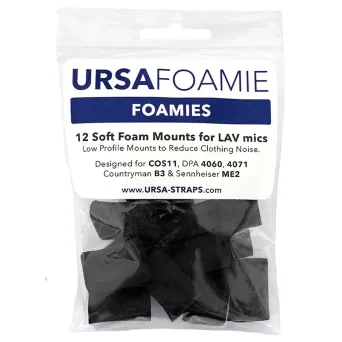 מגן ספוג רך לנק מייק, צבע שחור Ursa Straps Mini Foamies