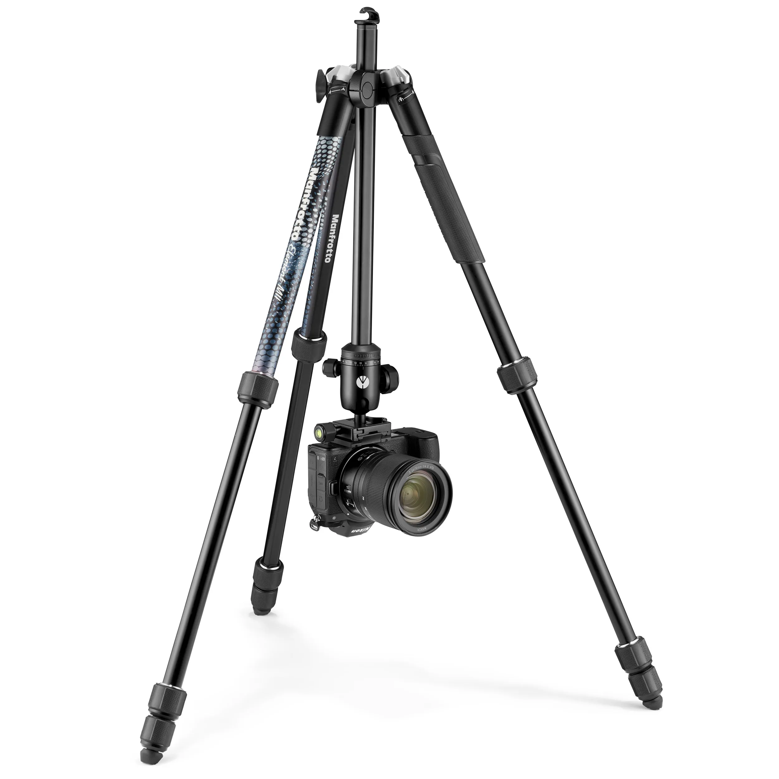 חצובה עם ראש כדורי Manfrotto Element MII – שחורה