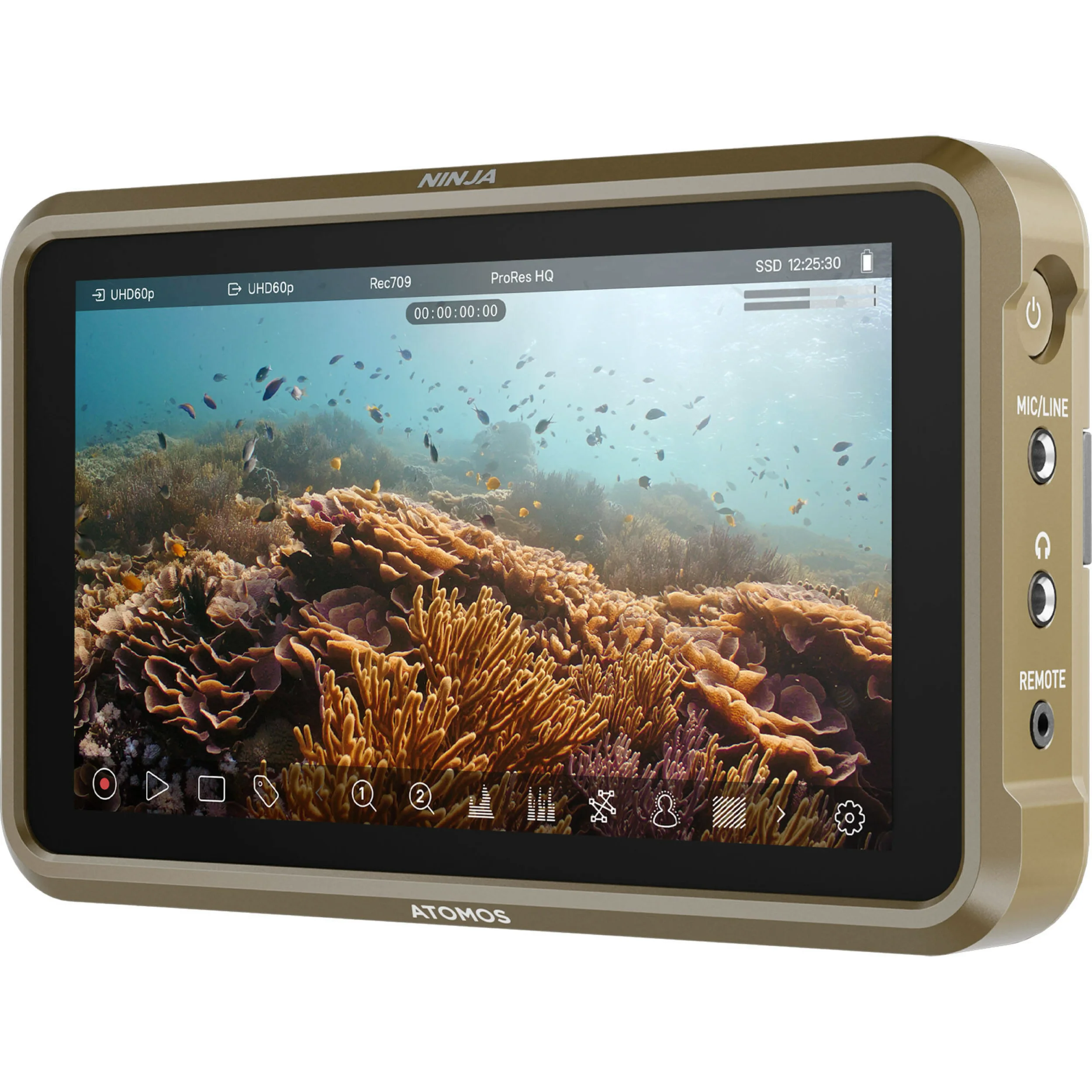מוניטור מקליט "5.2 מסך מגע Atomos Ninja