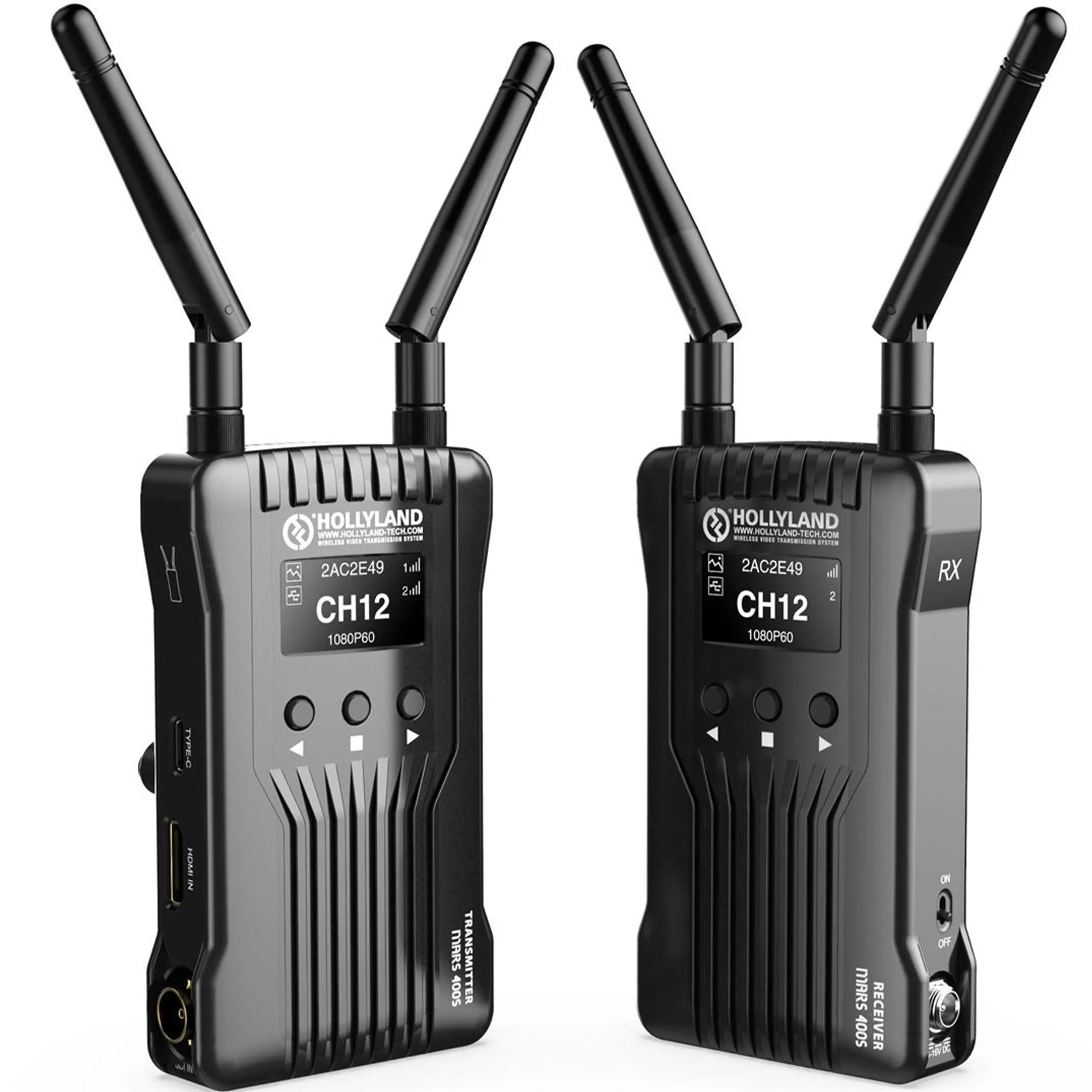סט וידאו אלחוטי SDI/HDMI למרחק 120 מ' HOLLYLAND MARS400S