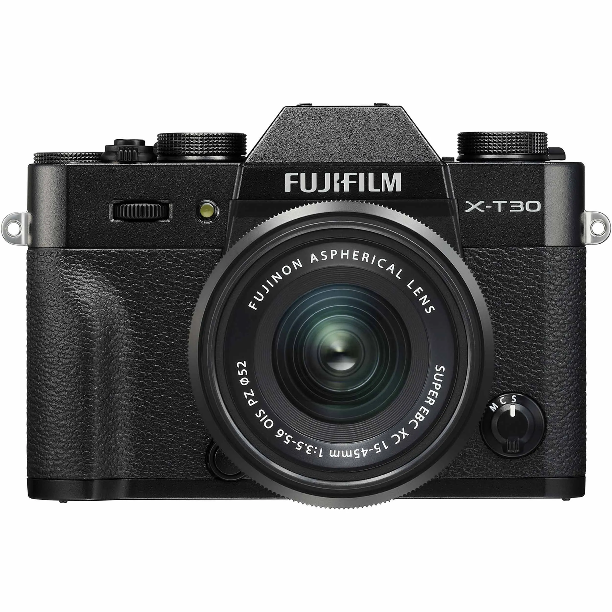 מצלמה דיגיטלית ללא מראה עם עדשה 15-45 מ"מ FUJIFILM X-T30 (שחורה)