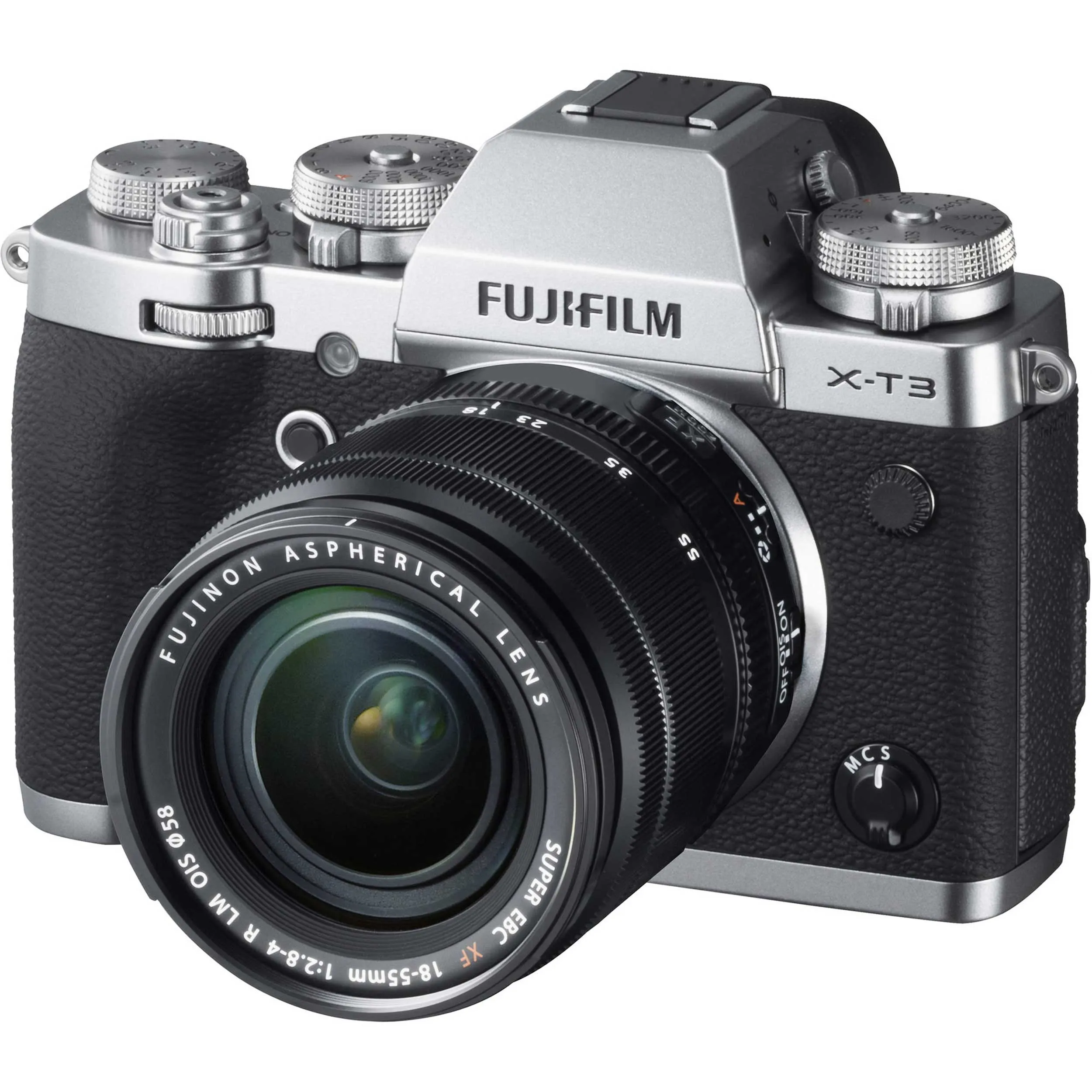מצלמה דיגיטלית ללא מראה קיט עם עדשה 18-55 מ"מ FUJIFILM X-T3 (כסופה)