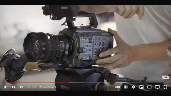 מצלמת 6K פורמט מלא עם עדשה Sony PXW-FX9