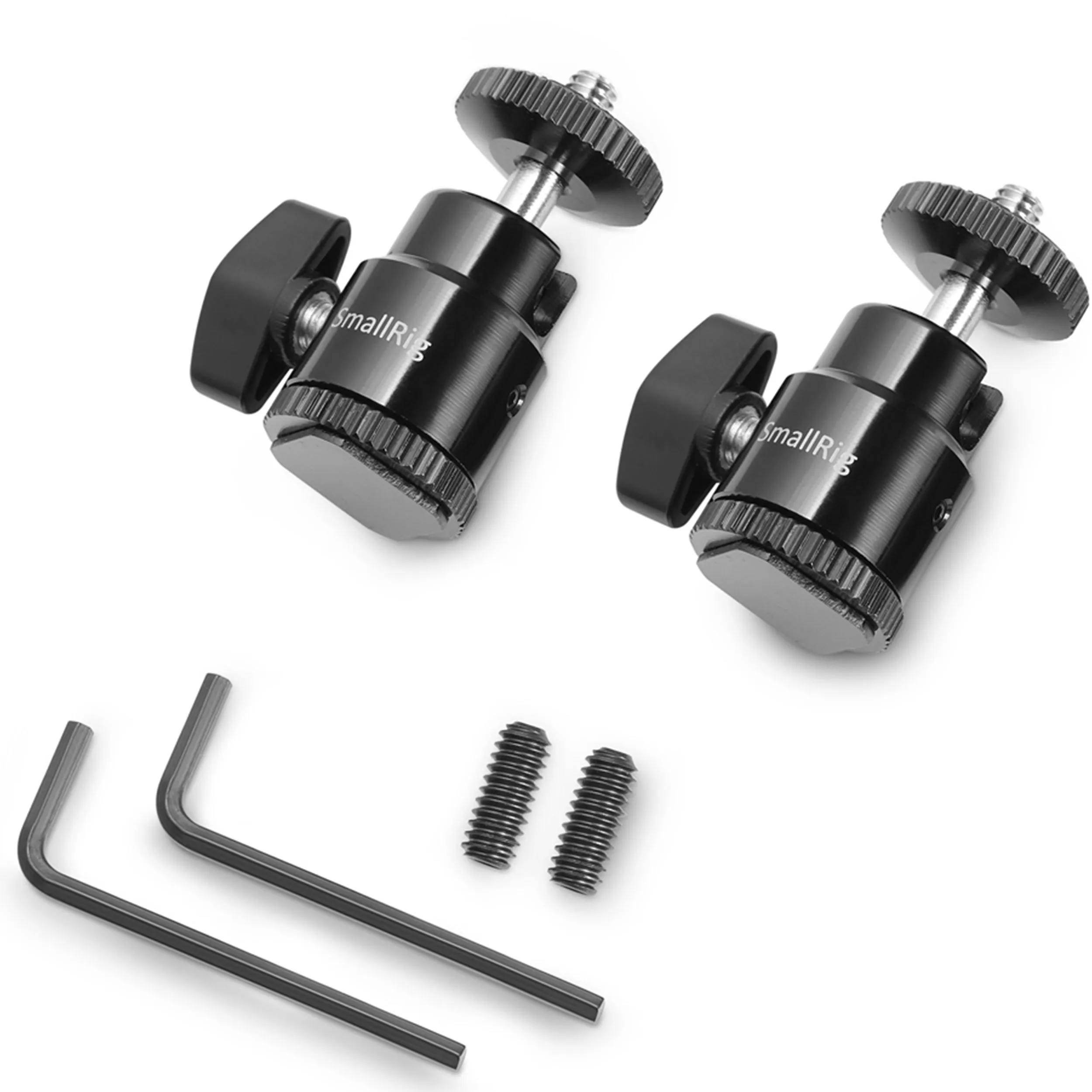 זוג ראשים כדוריים נעל קרה עם הברגה 1/4" SmallRig 2059