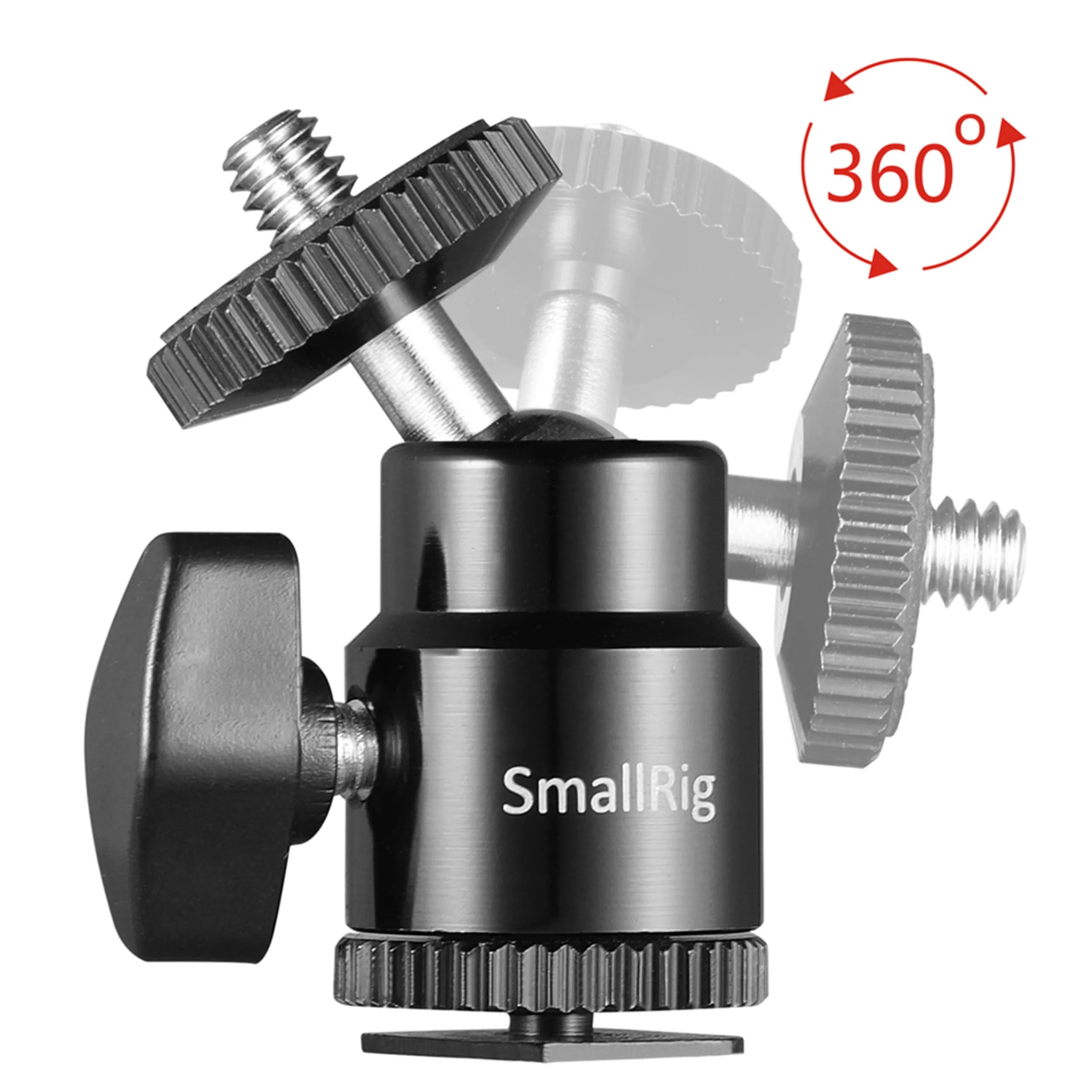 זוג ראשים כדוריים נעל קרה עם הברגה 1/4" SmallRig 2059