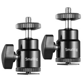 זוג ראשים כדוריים נעל קרה עם הברגה 1/4" SmallRig 2059