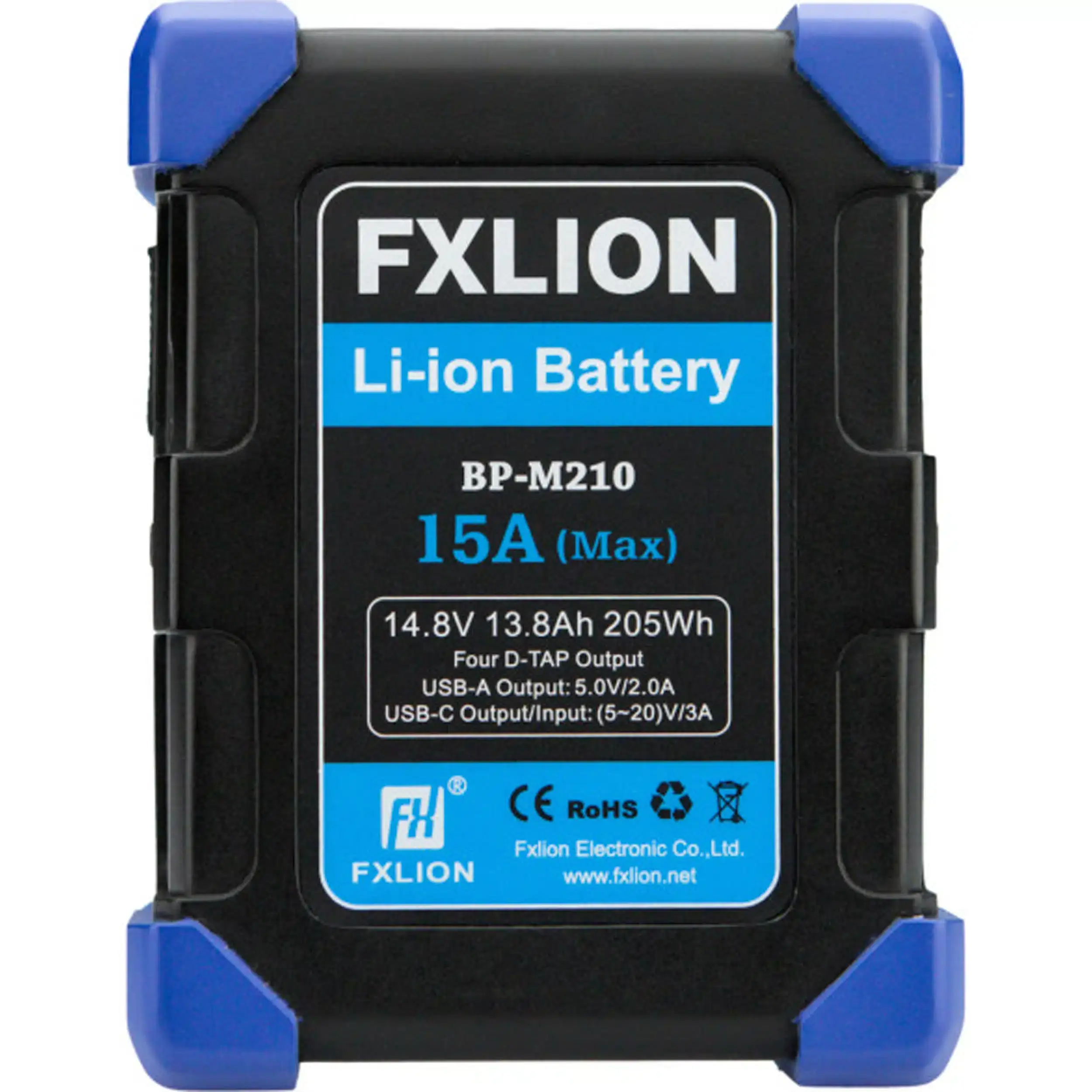 סוללת ליתיום מרובעת FXLION BP-M210 14.8V/205Wh V-Mount
