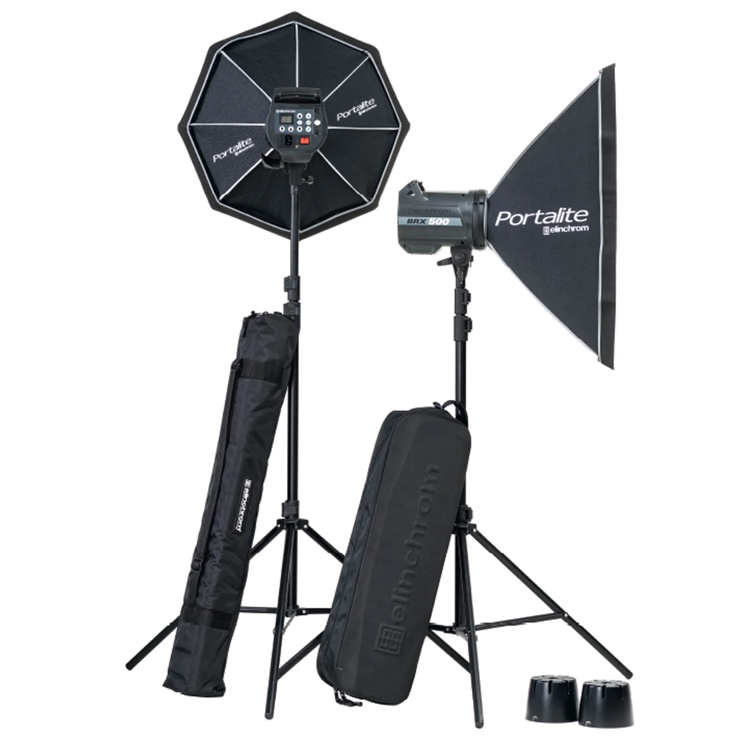 סט פלאשים Elinchrom BRX 500/500 Softbox To Go