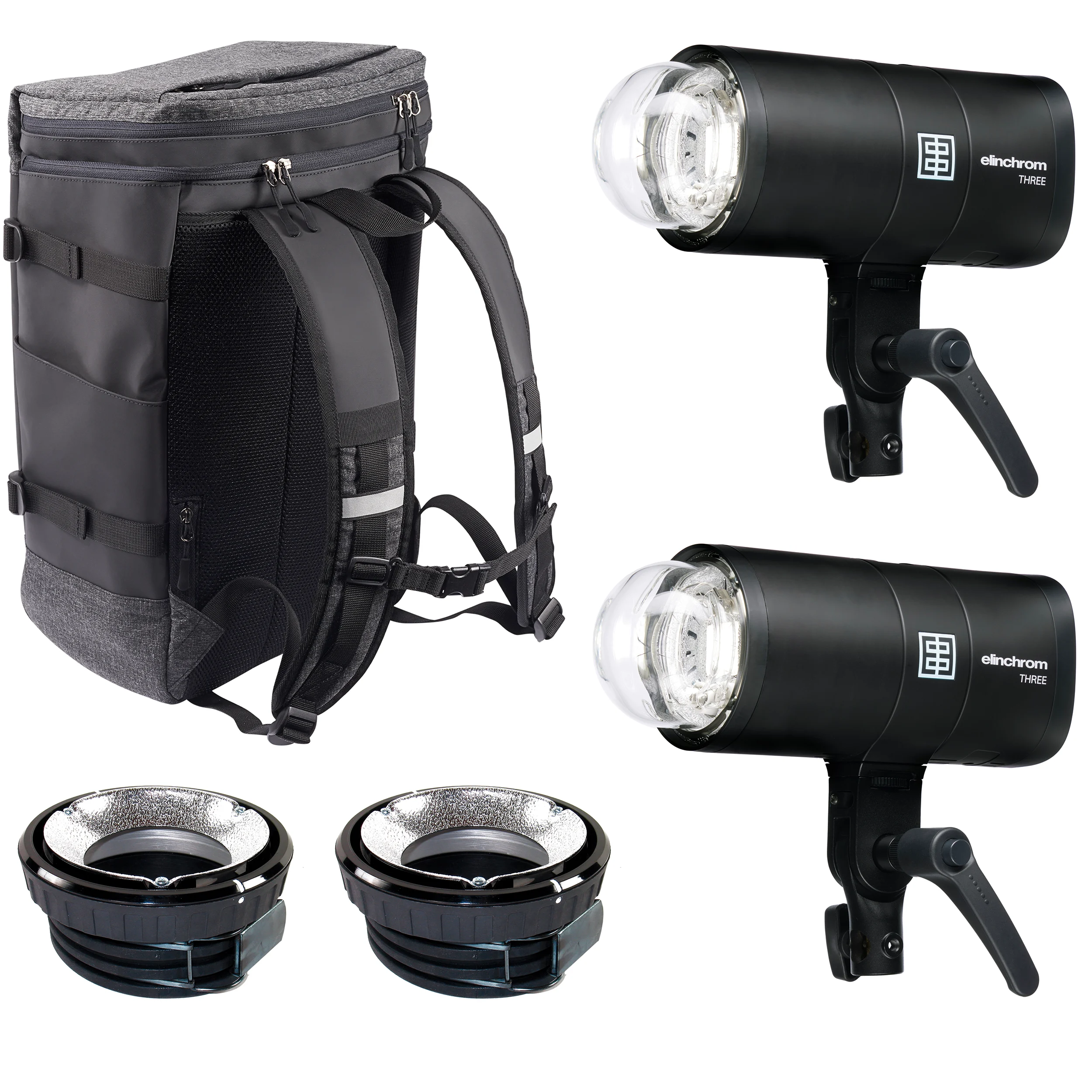 קיט 2 פלאשים Elinchrom THREE