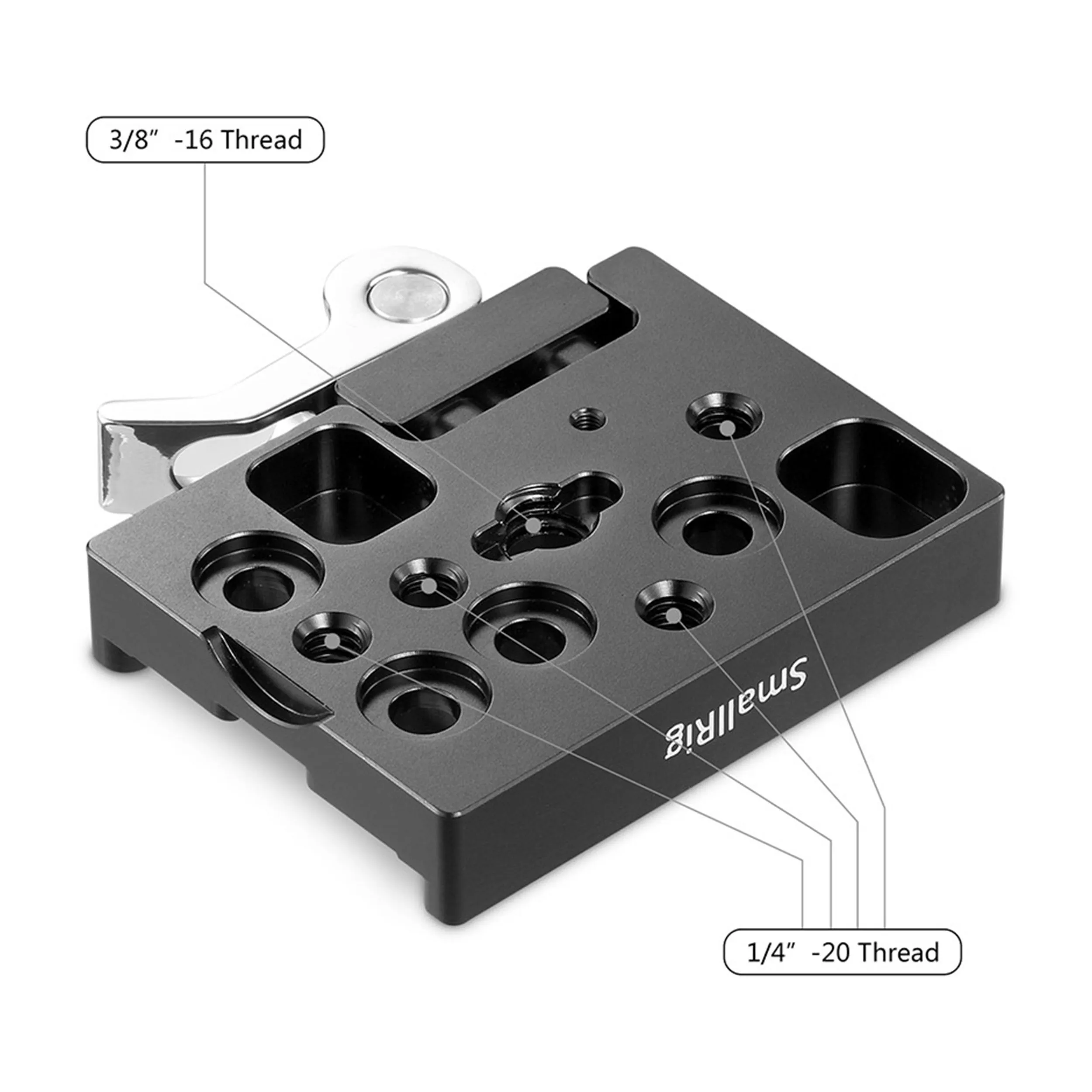 מתאם מסילה תואם ARCA SWISS עם מחבר שחרור מהיר SmallRig 2143B