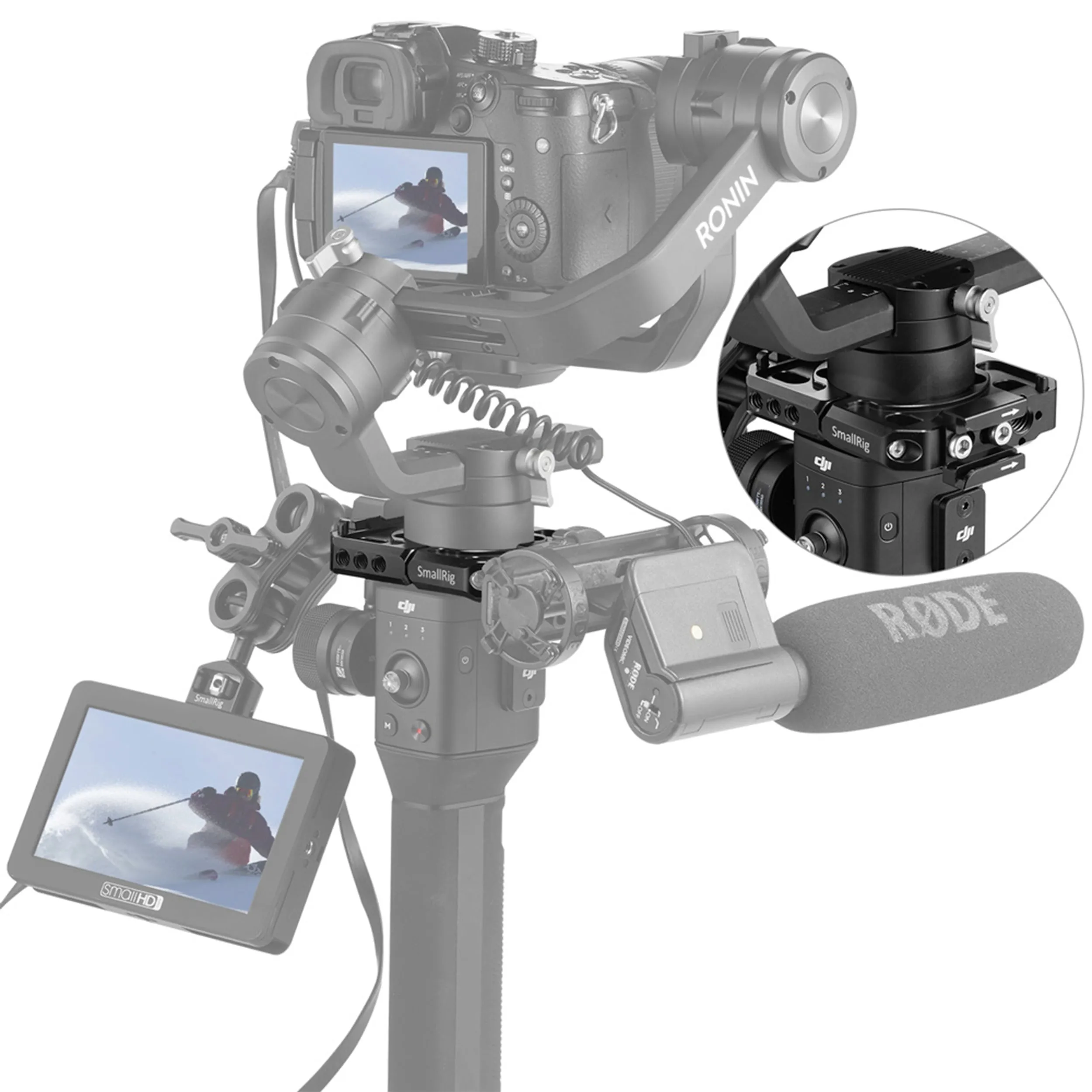 חובק הברגות לגימבל SmallRig 2221B Ronin-S