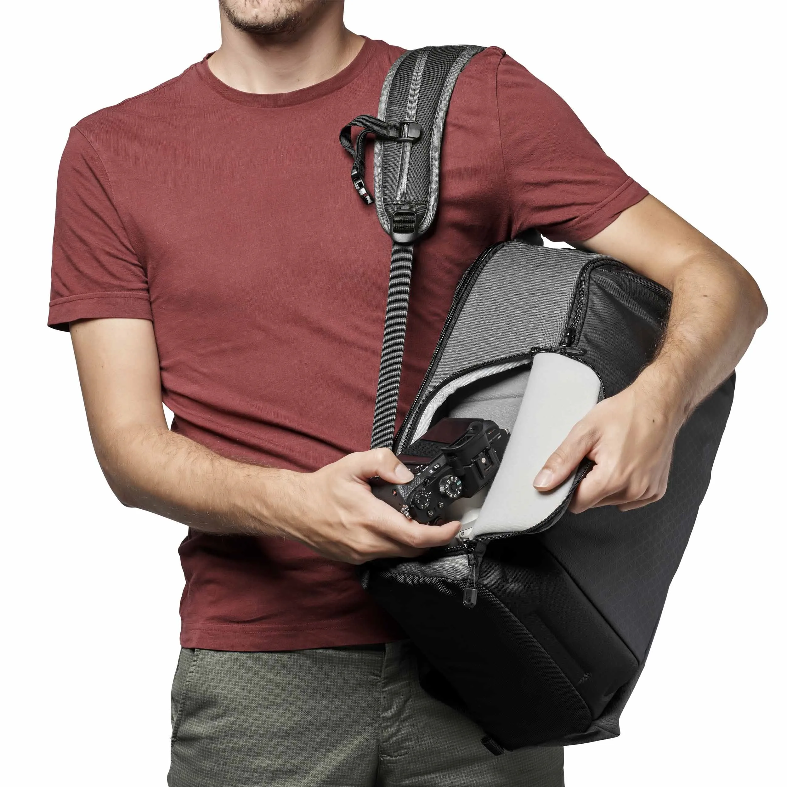 תיק גב למצלמה Lowepro Flipside BP 300 AW III--אפור