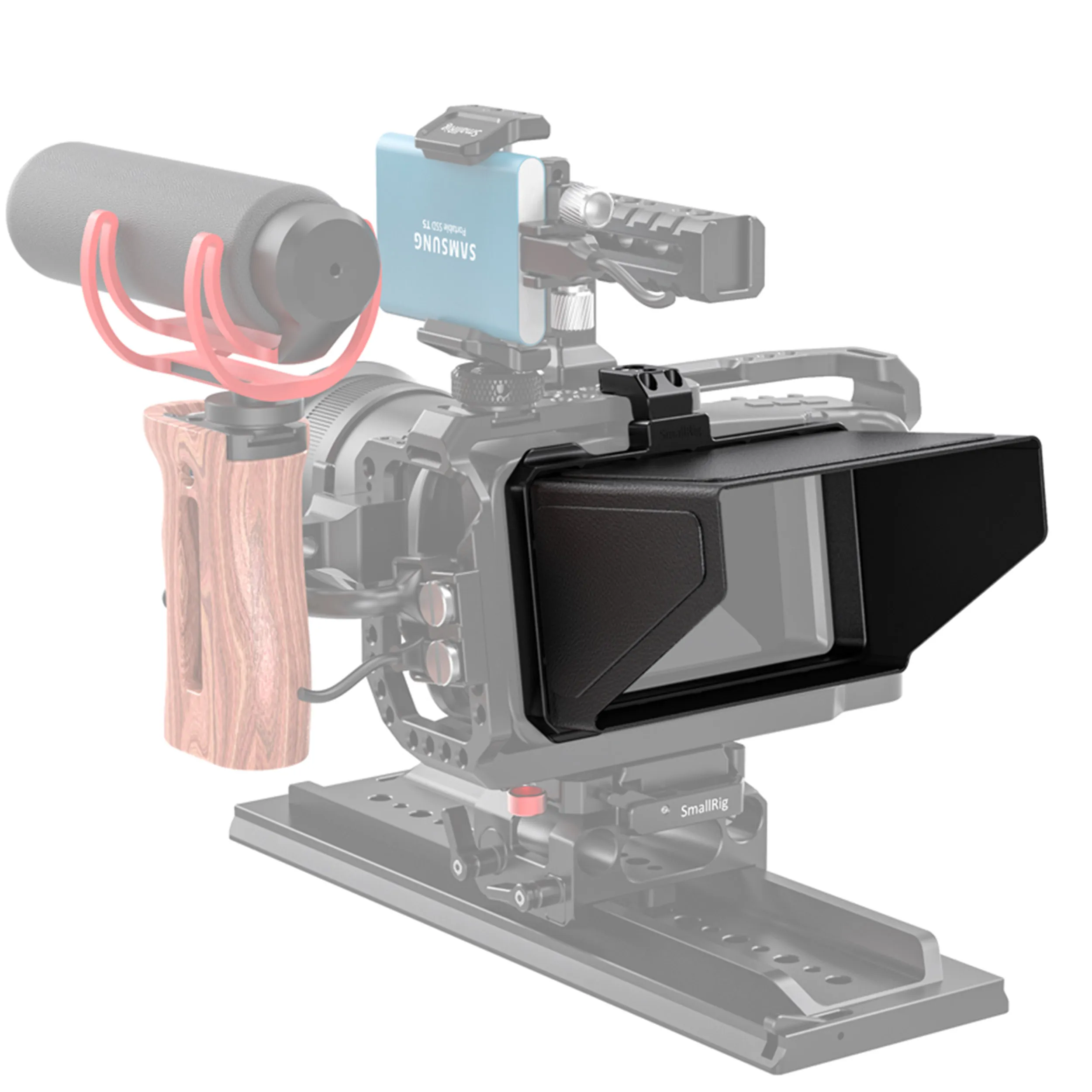 מגן שמש VH2299 למצלמות Pocket 4K/6K מבית SmallRig