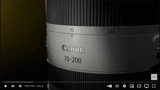 עדשת זום Canon RF 70-200mm f/2.8L IS USM