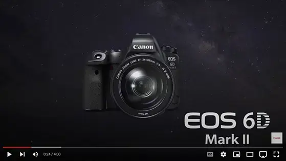 מצלמה דיגיטלית CANON EOS-6D MARK II