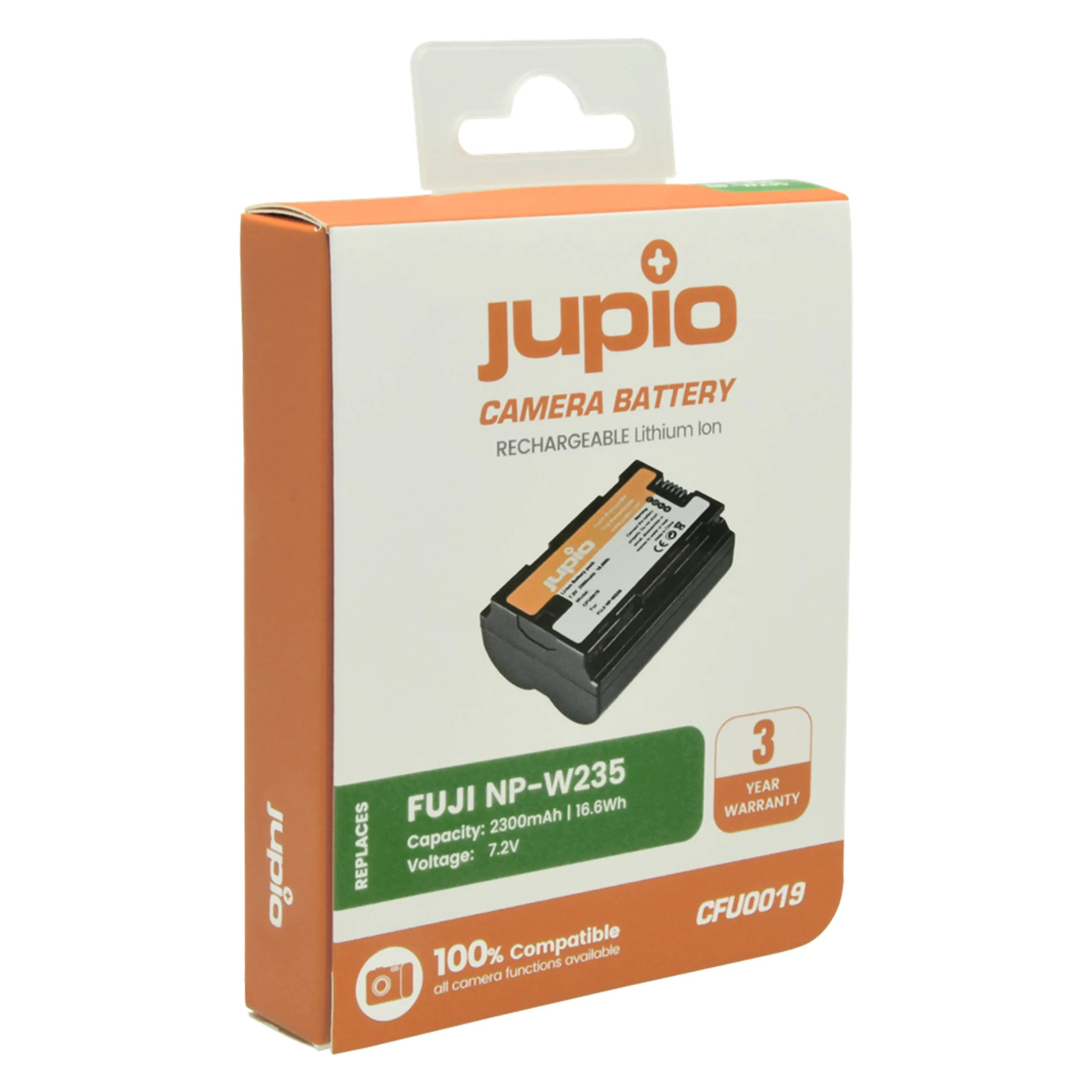 סוללת ליתיום JUPIO NP-W235 למצלמות FUJI
