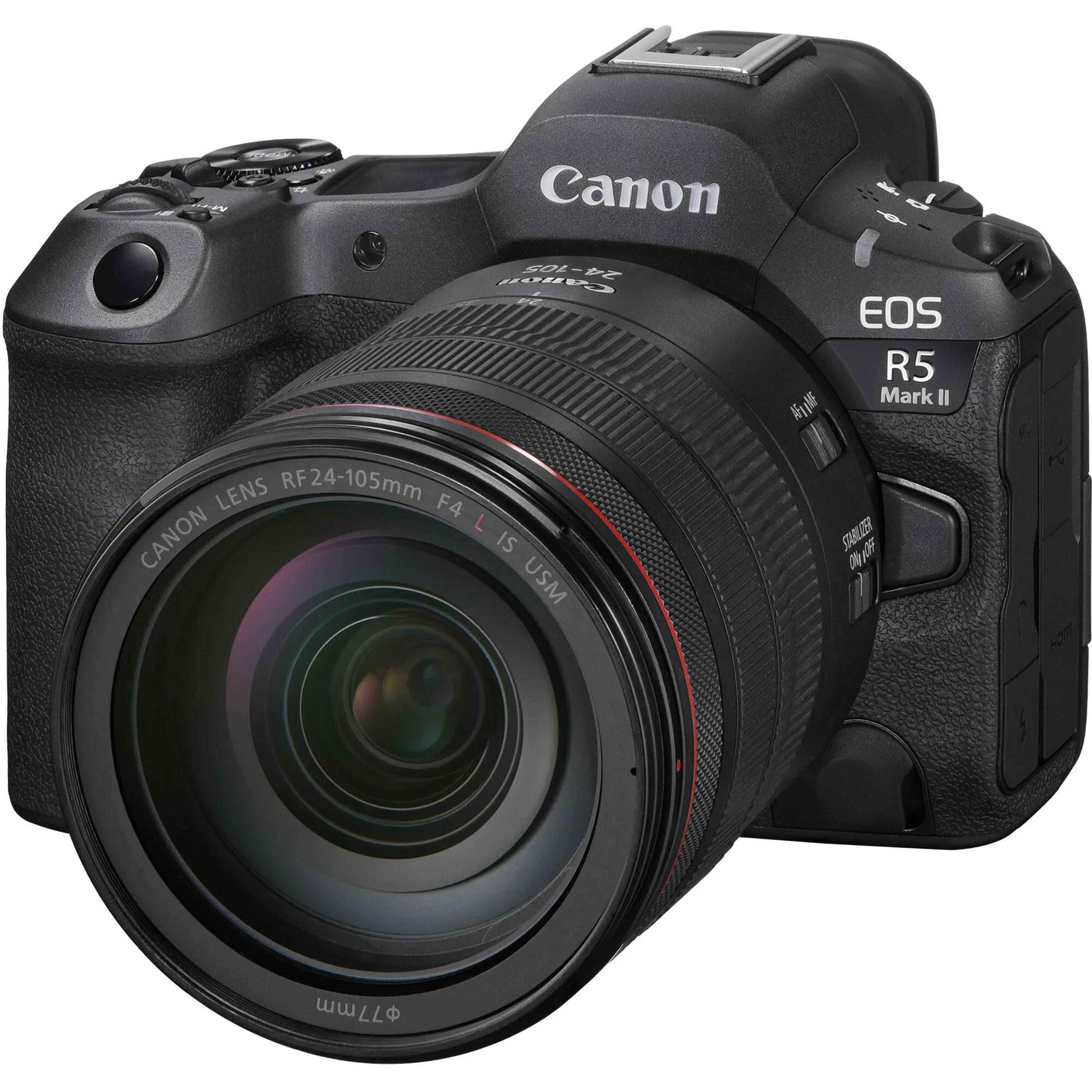 מצלמה דיגיטלית ועדשה 24-105 מ"מ Canon EOS R5 Mark II