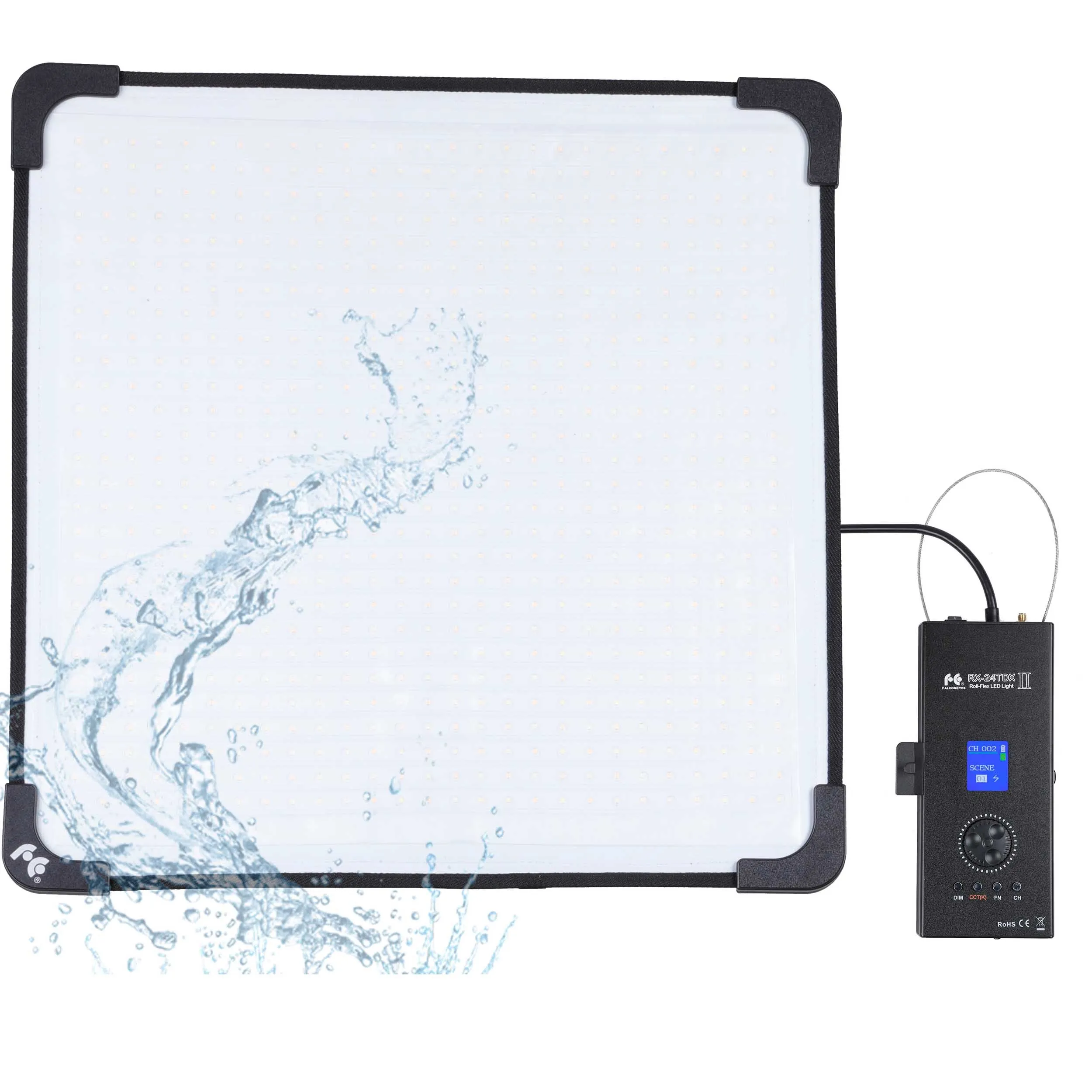 פנס לד 150W גמיש 62X62 ס"מ Falcon Eyes RX-24TDX II-K1
