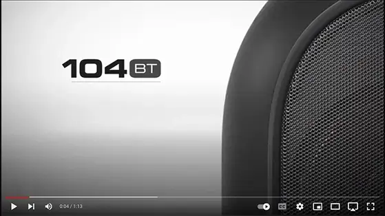 זוג מוניטורים Bluetooth אולפניים "4.5 JBL 104SET-BT
