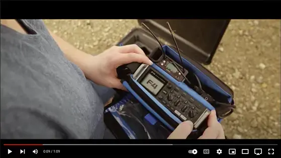 מכשיר הקלטה נייד 4 ערוצים Zoom F4
