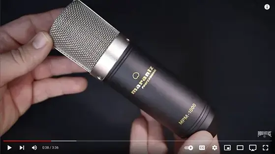 מיקרופון קונדנסר Marantz MPM1000