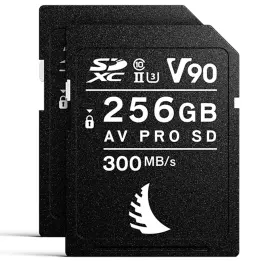 זוג כרטיסי זיכרון Angelbird 256GB V90 למצלמות Sony Alpha 7/9