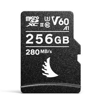 כרטיס זיכרון Angelbird AV PRO microSD 256GB V60 עם מתאם ל-SD