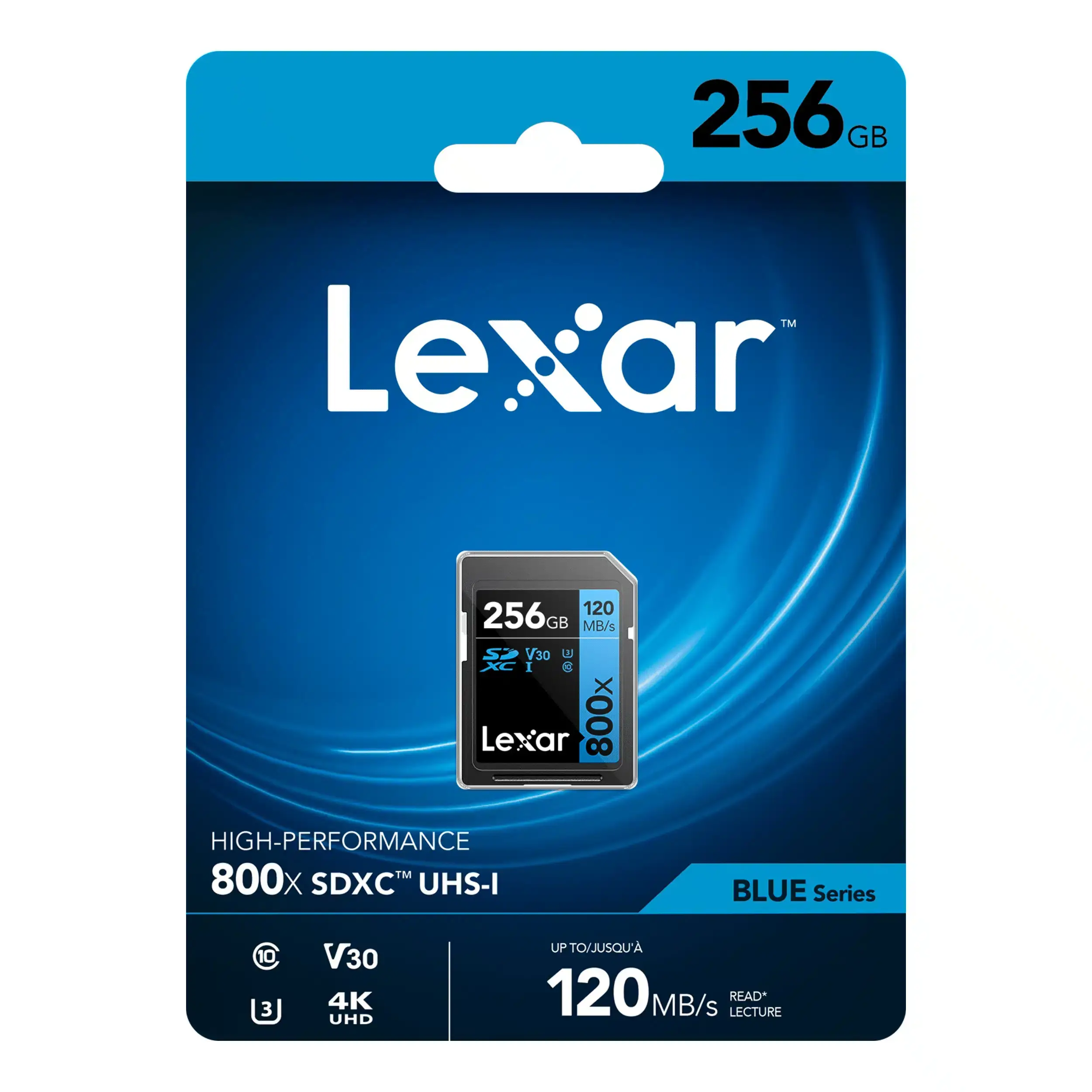 כרטיס זיכרון Lexar 256GB 800x SDXC™ UHS-I