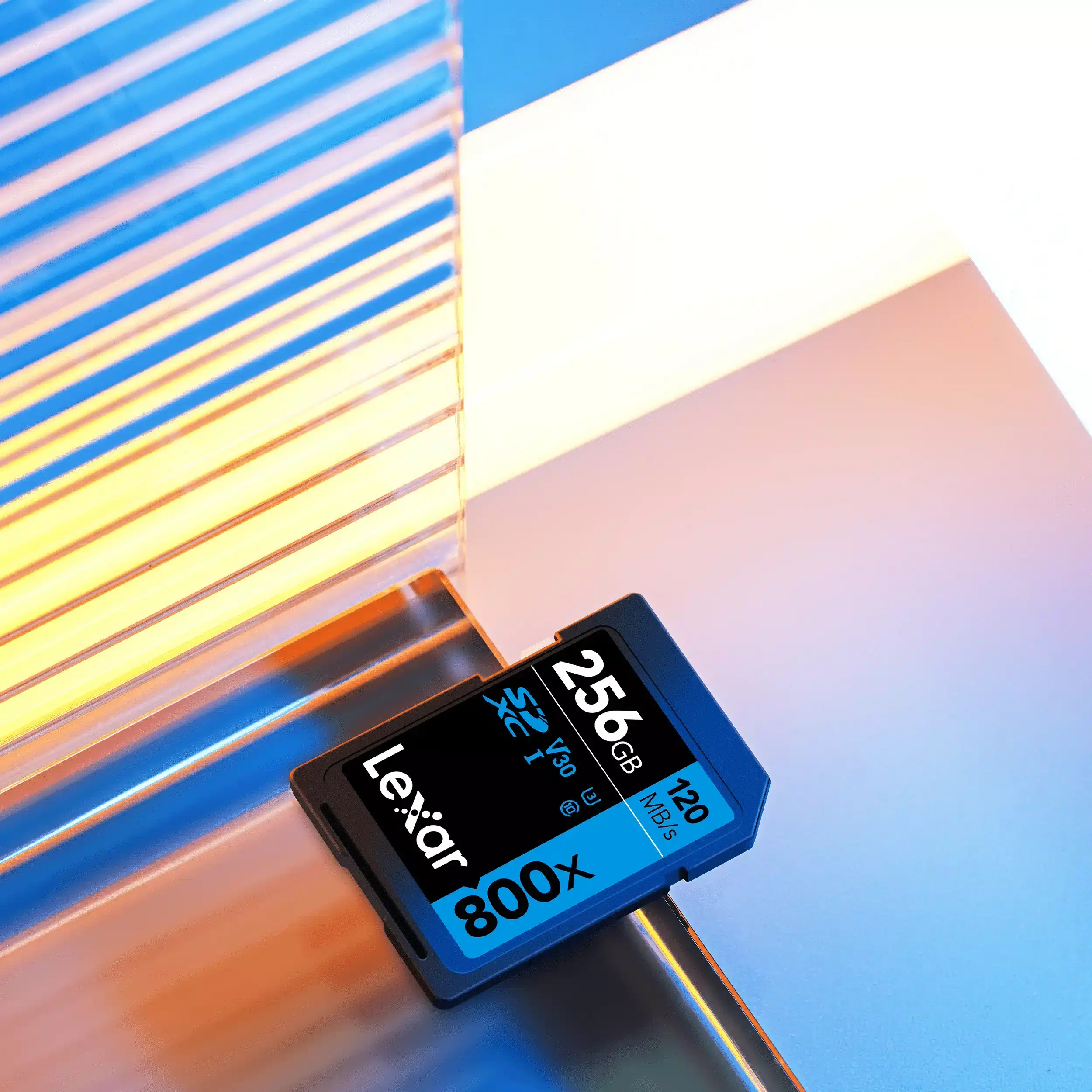 כרטיס זיכרון Lexar 256GB 800x SDXC™ UHS-I