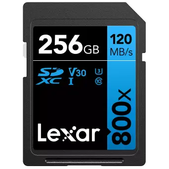כרטיס זיכרון Lexar 256GB 800x SDXC™ UHS-I