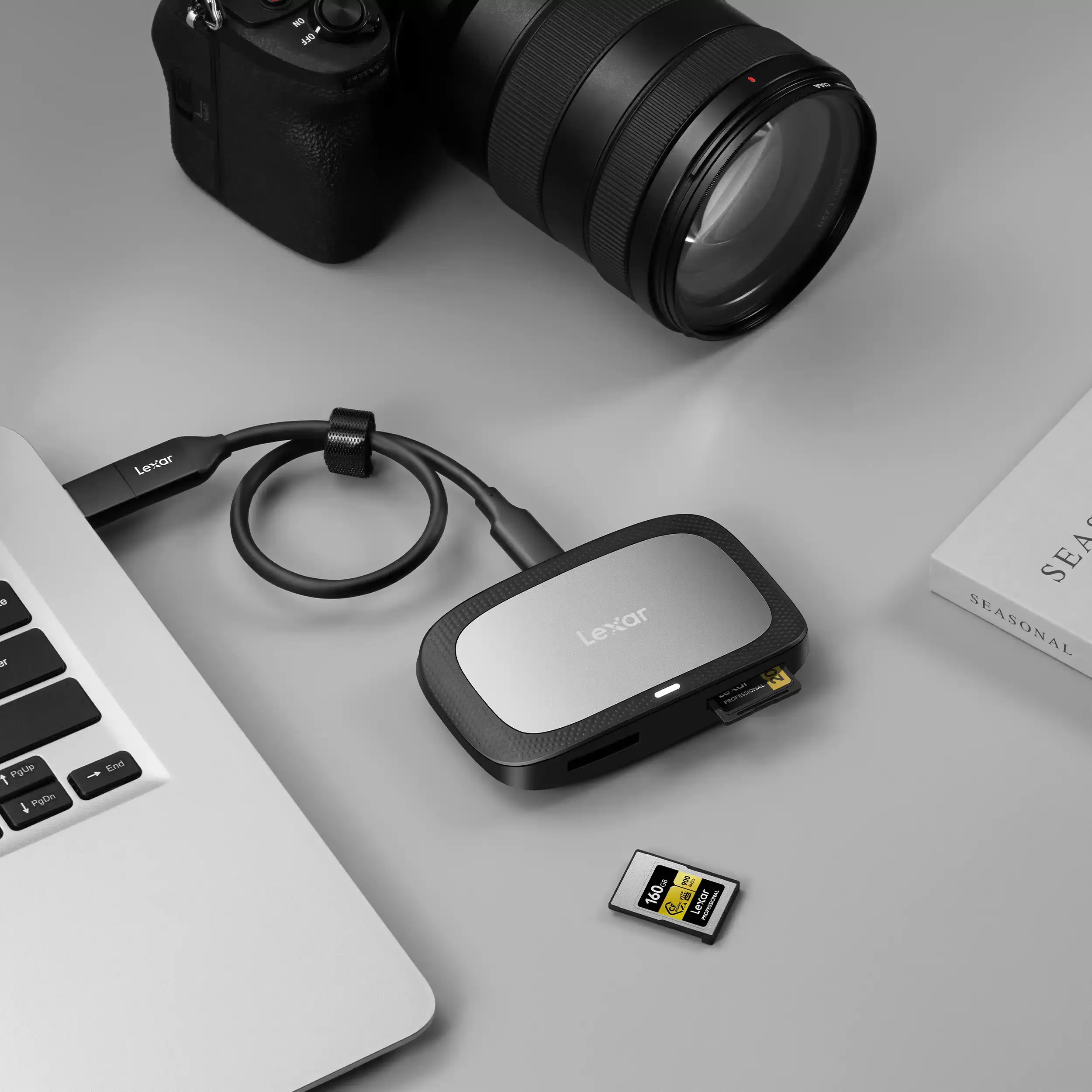 קורא כרטיסים Lexar CFexpress™ Type A / SD™ UHS-II USB 3.2