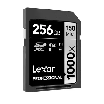 כרטיס זיכרון Lexar 256GB 1000x Professional SDXC UHS-II