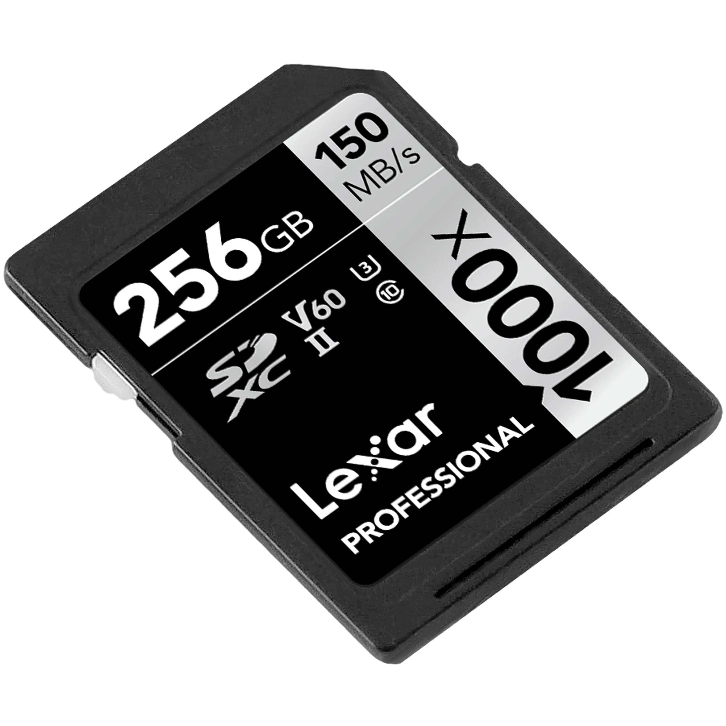 כרטיס זיכרון Lexar 256GB 1000x Professional SDXC UHS-II