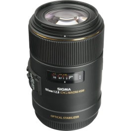 עדשת מאקרו Sigma 105mm f/2.8 EX DG OS HSM למצלמות Canon