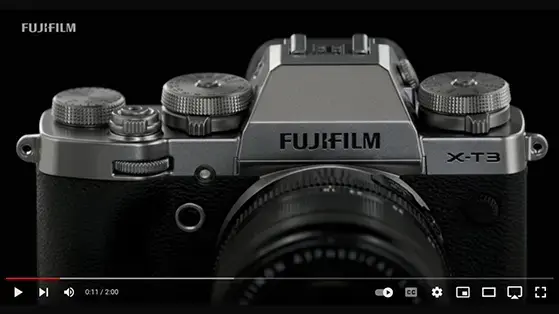 מצלמה דיגיטלית ללא מראה FUJIFILM X-T3 (שחור)