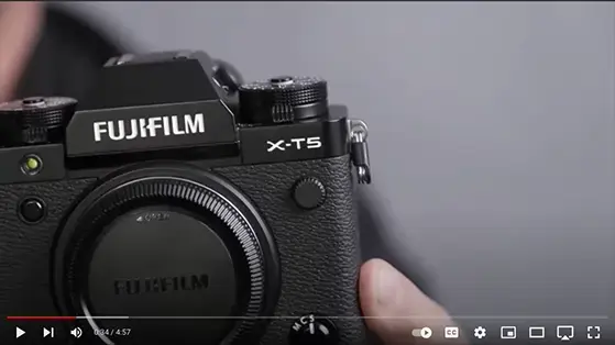 מצלמה דיגיטלית ללא מראה ועדשה 16-80 מ"מ FUJIFILM X-T5 (שחור)